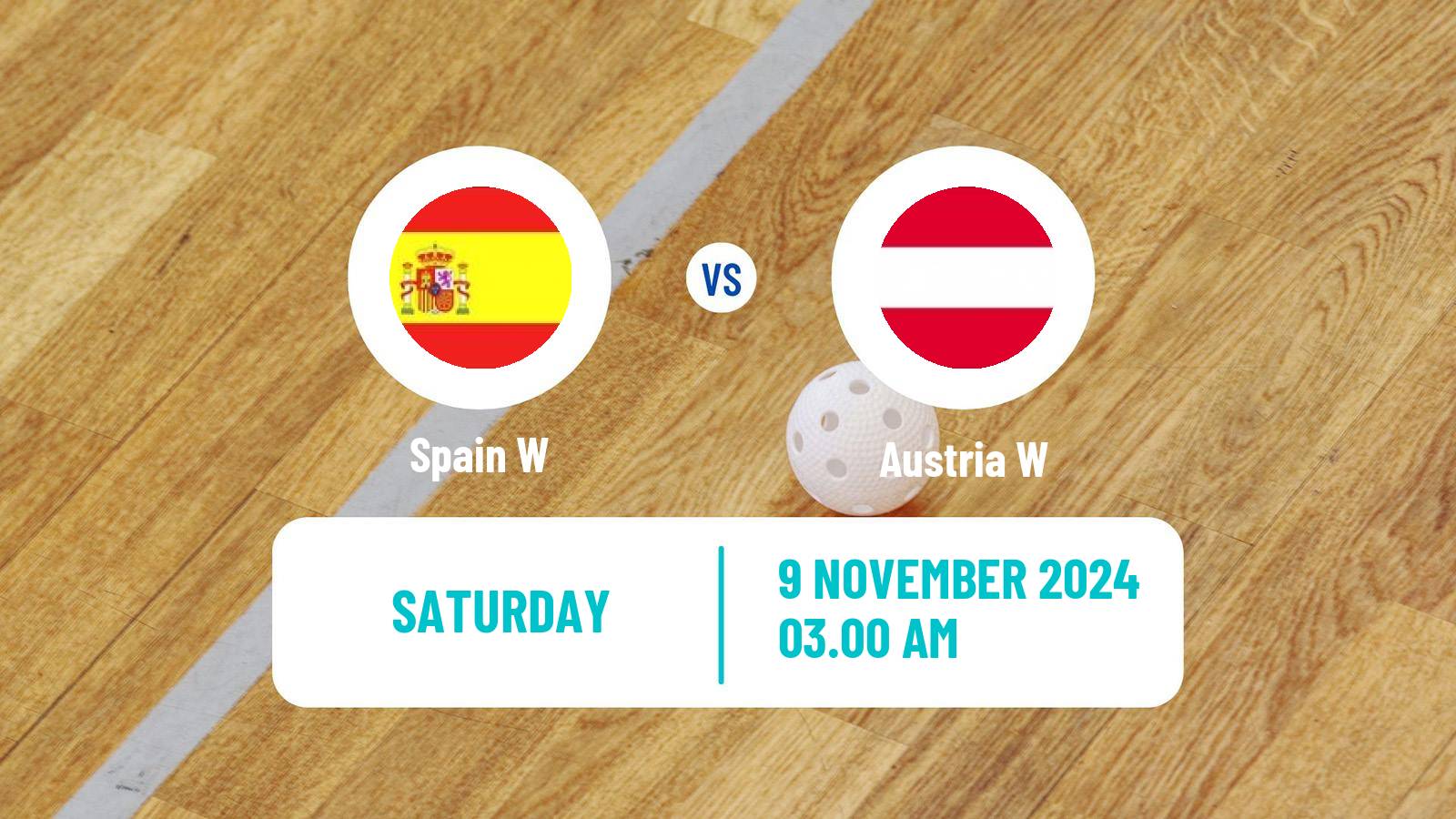 Floorball Friendly International Floorball Women Spain W - Austria W