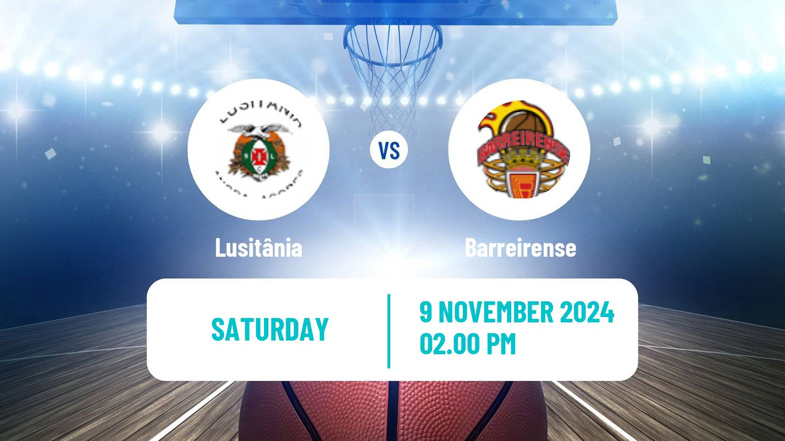 Basketball Portuguese Proliga Basketball Lusitânia - Barreirense