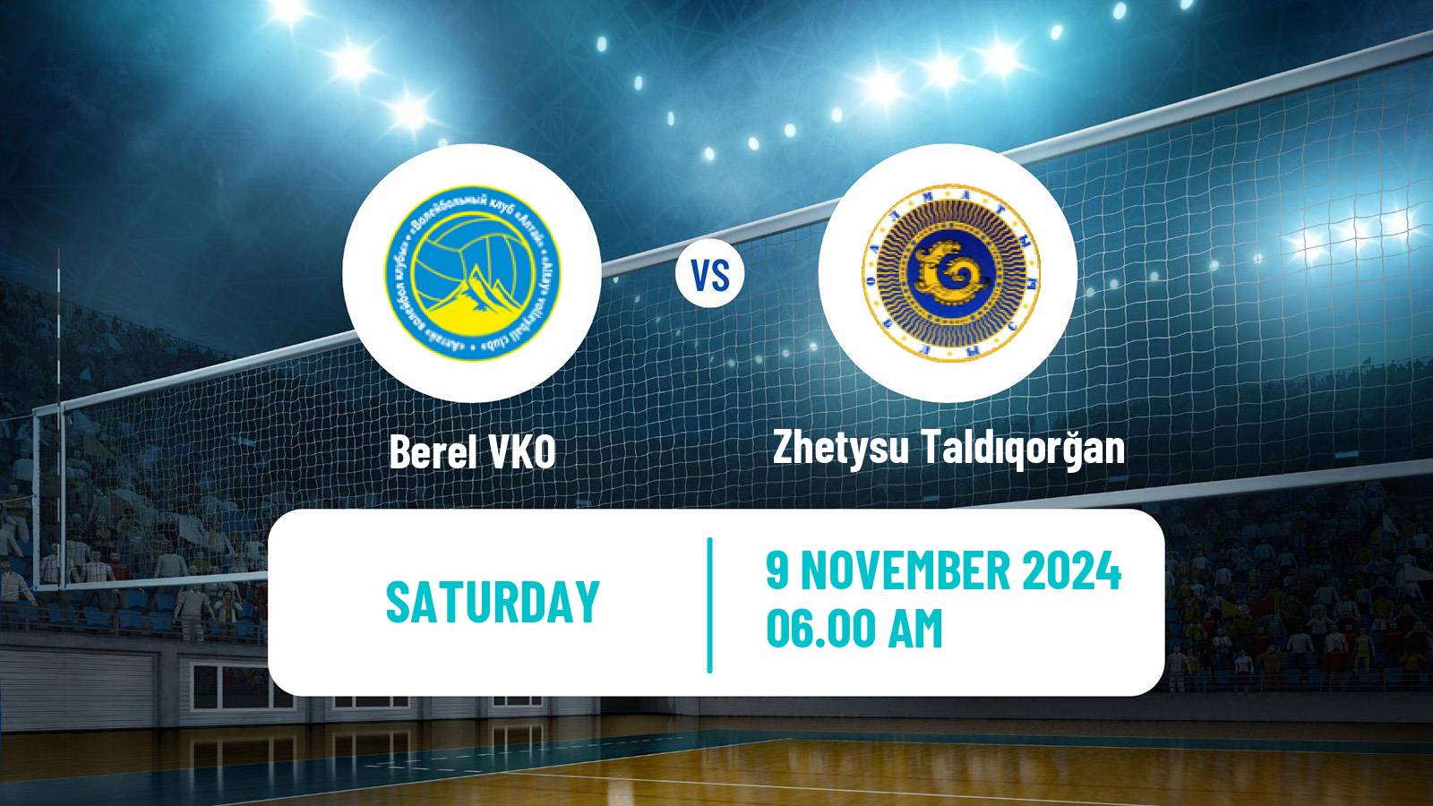 Volleyball Kazakh National League Volleyball Women Berel VKO - Zhetysu Taldıqorğan