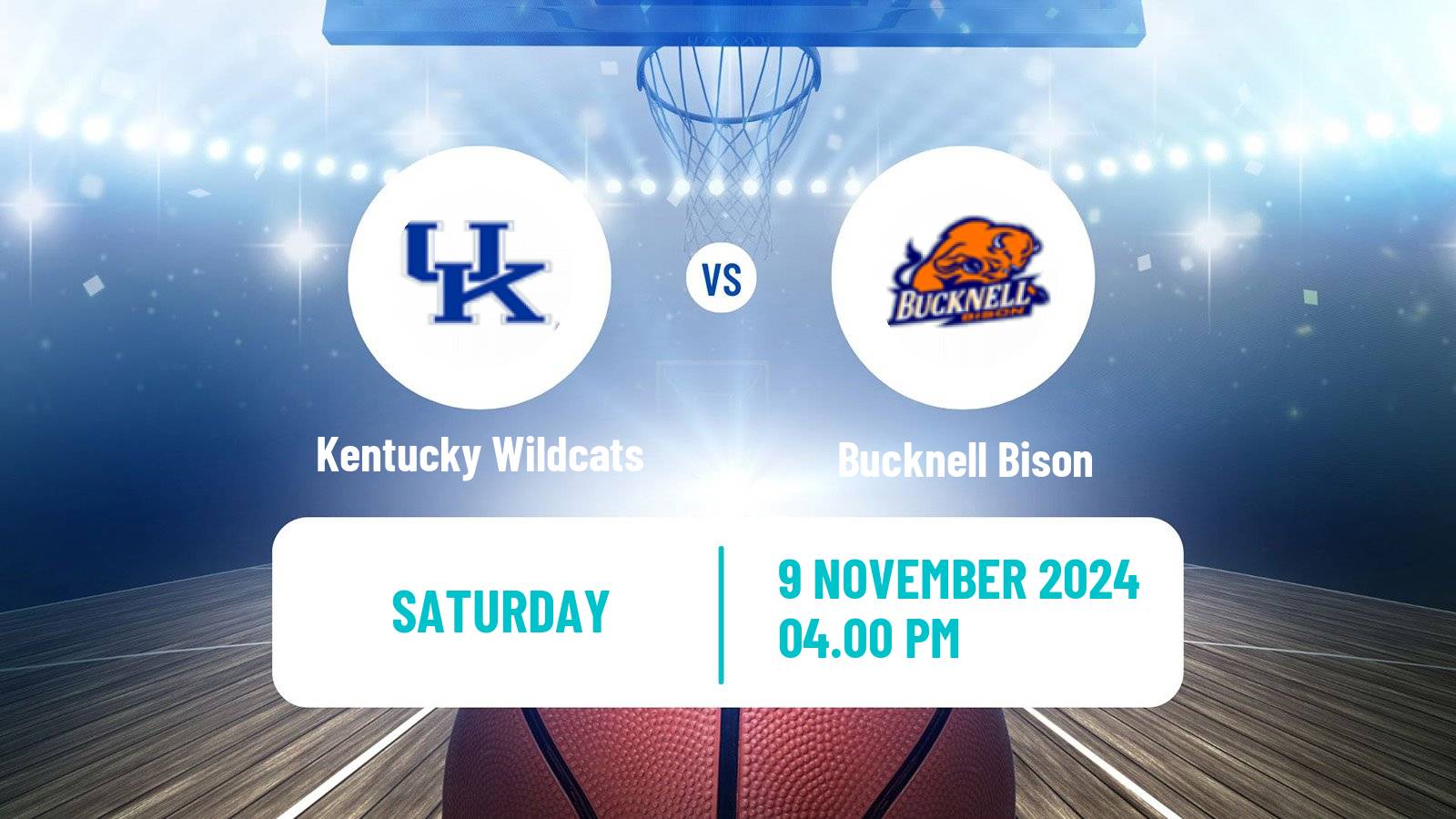 Basketball NCAA College Basketball Kentucky Wildcats - Bucknell Bison