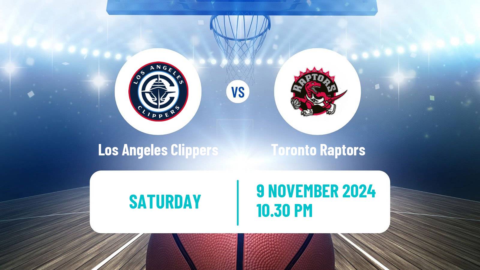 Basketball NBA Los Angeles Clippers - Toronto Raptors