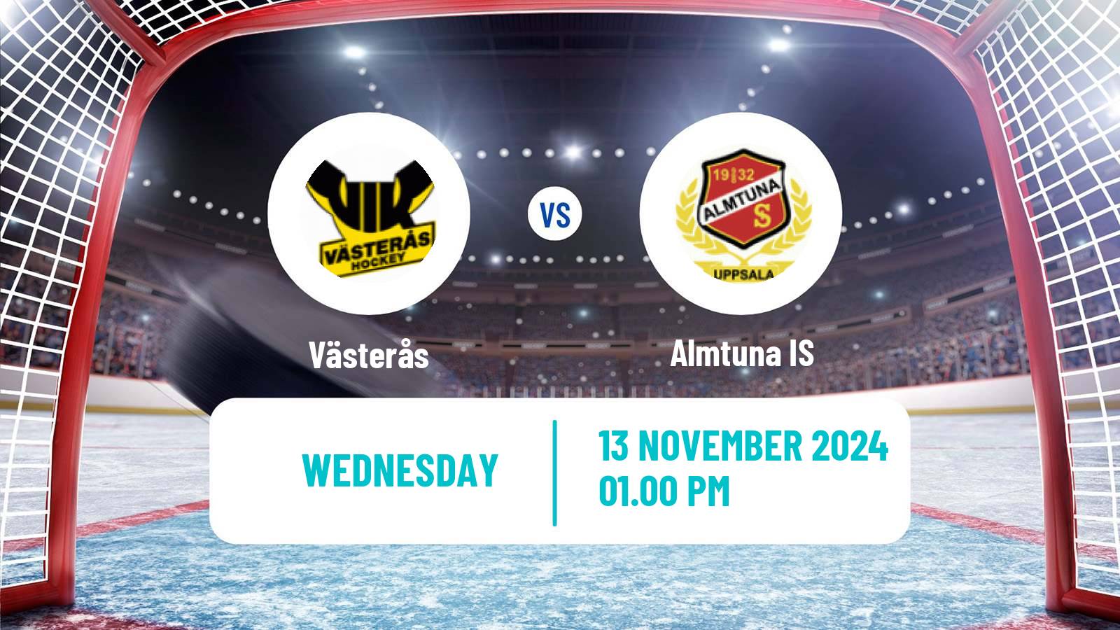 Hockey Swedish Hockey Allsvenskan Västerås - Almtuna IS