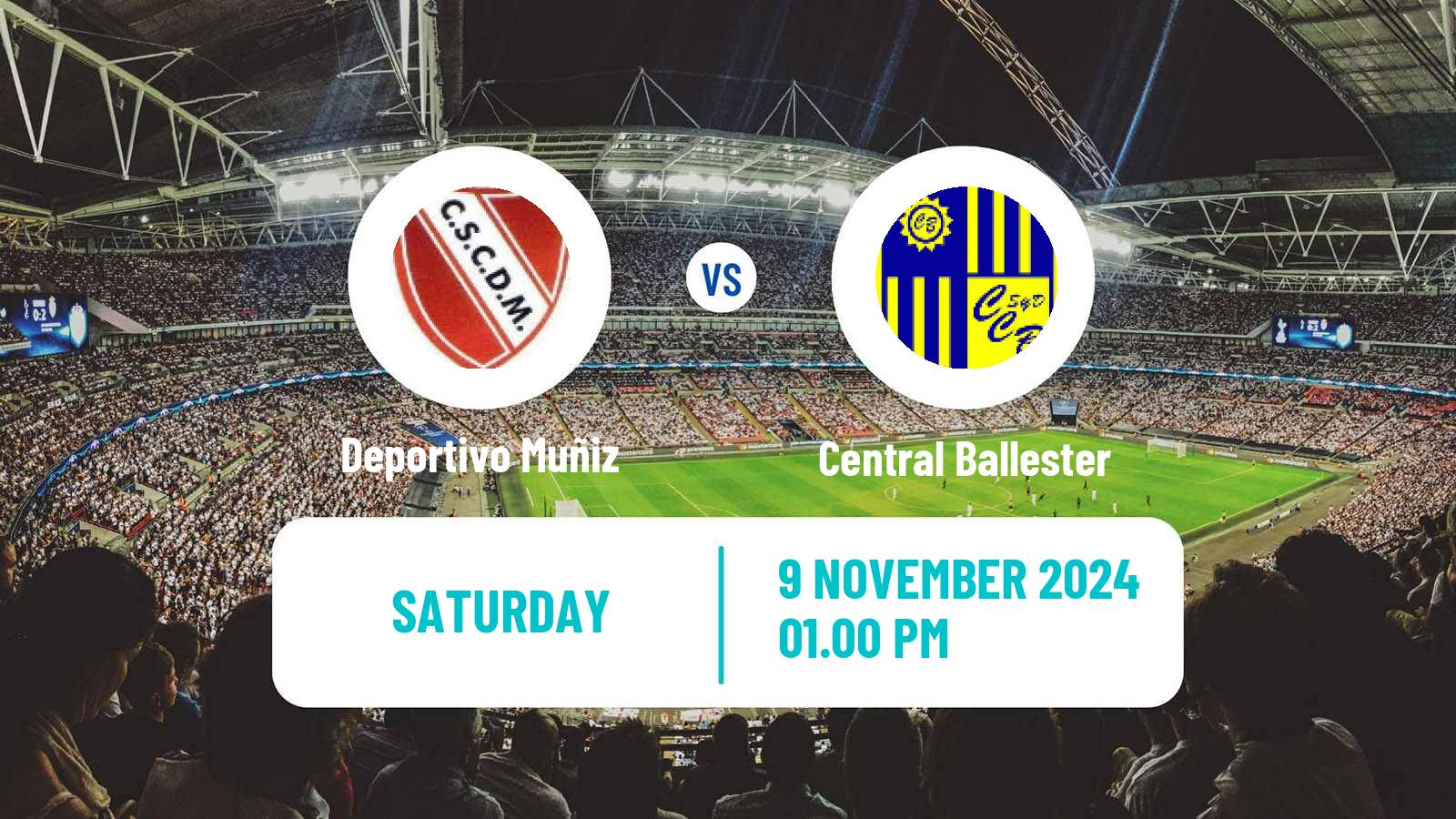 Soccer Argentinian Primera C Deportivo Muñiz - Central Ballester