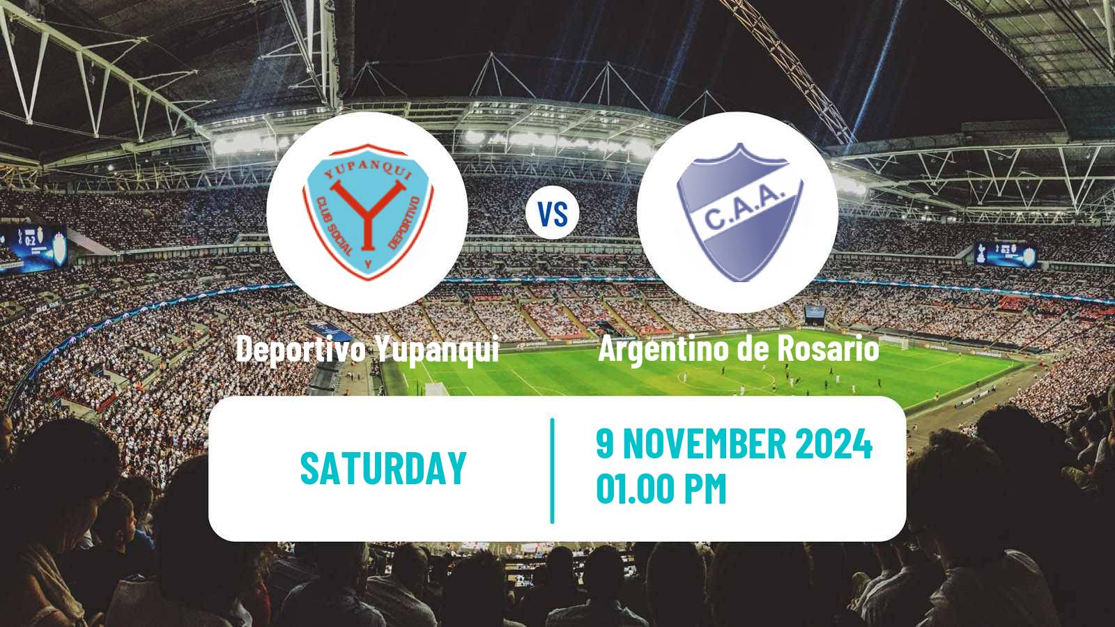 Soccer Argentinian Primera C Deportivo Yupanqui - Argentino de Rosario