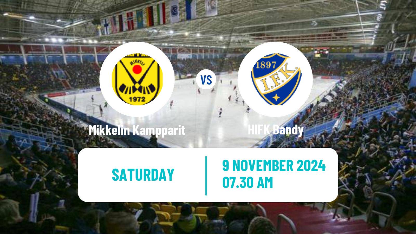 Bandy Finnish Cup Bandy Mikkelin Kampparit - HIFK