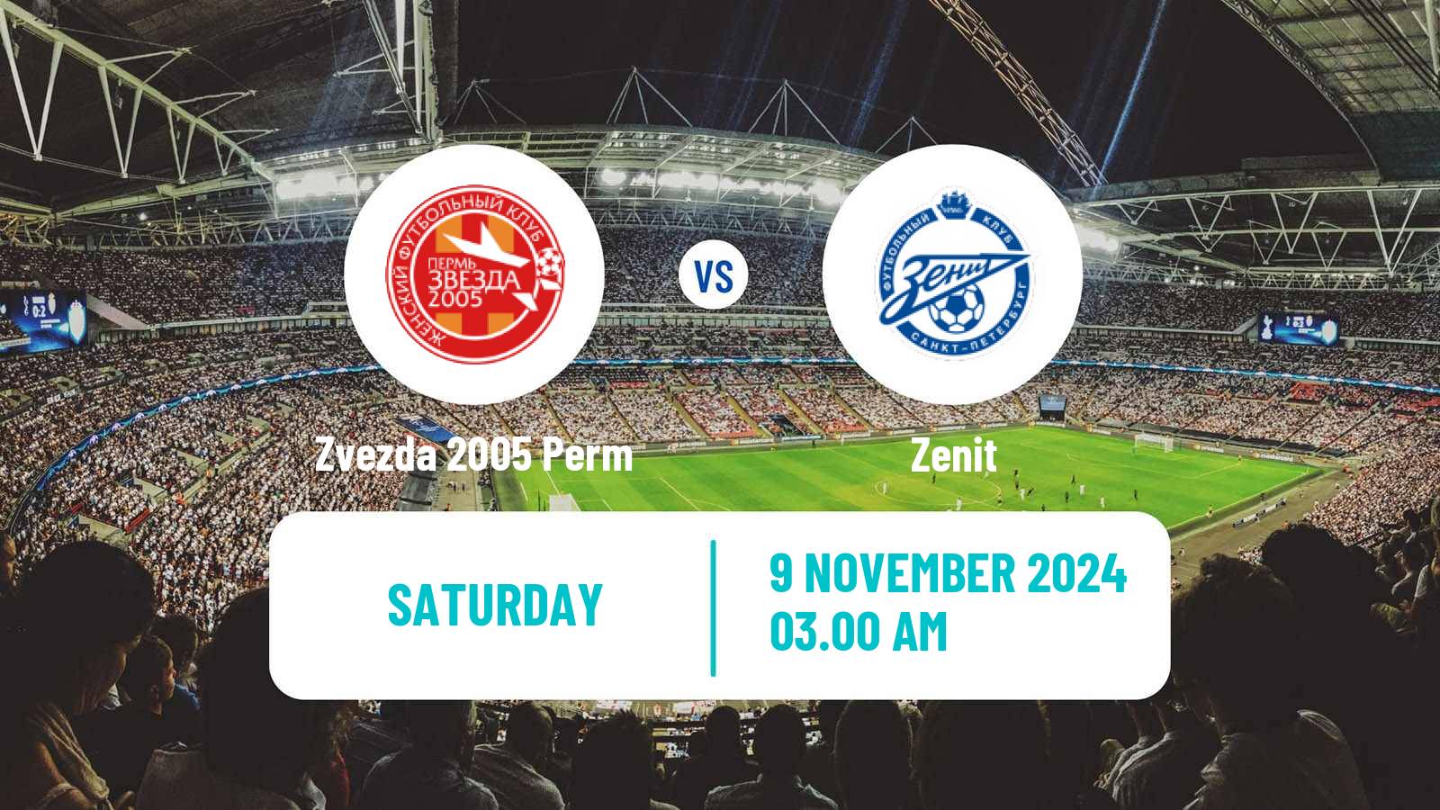 Soccer Russian Supreme Division Women Zvezda 2005 Perm - Zenit