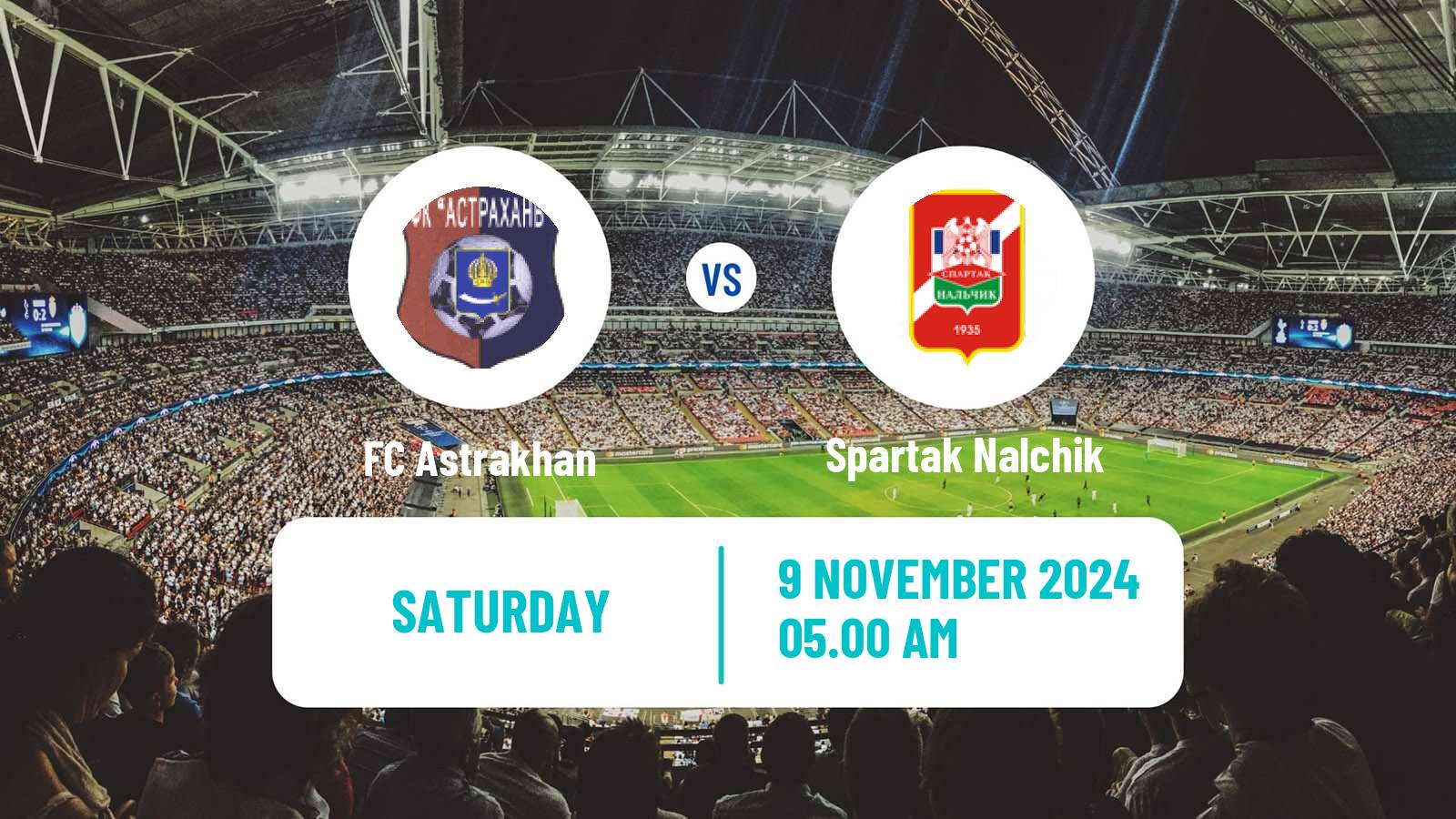 Soccer FNL 2 Division B Group 1 Astrakhan - Spartak Nalchik