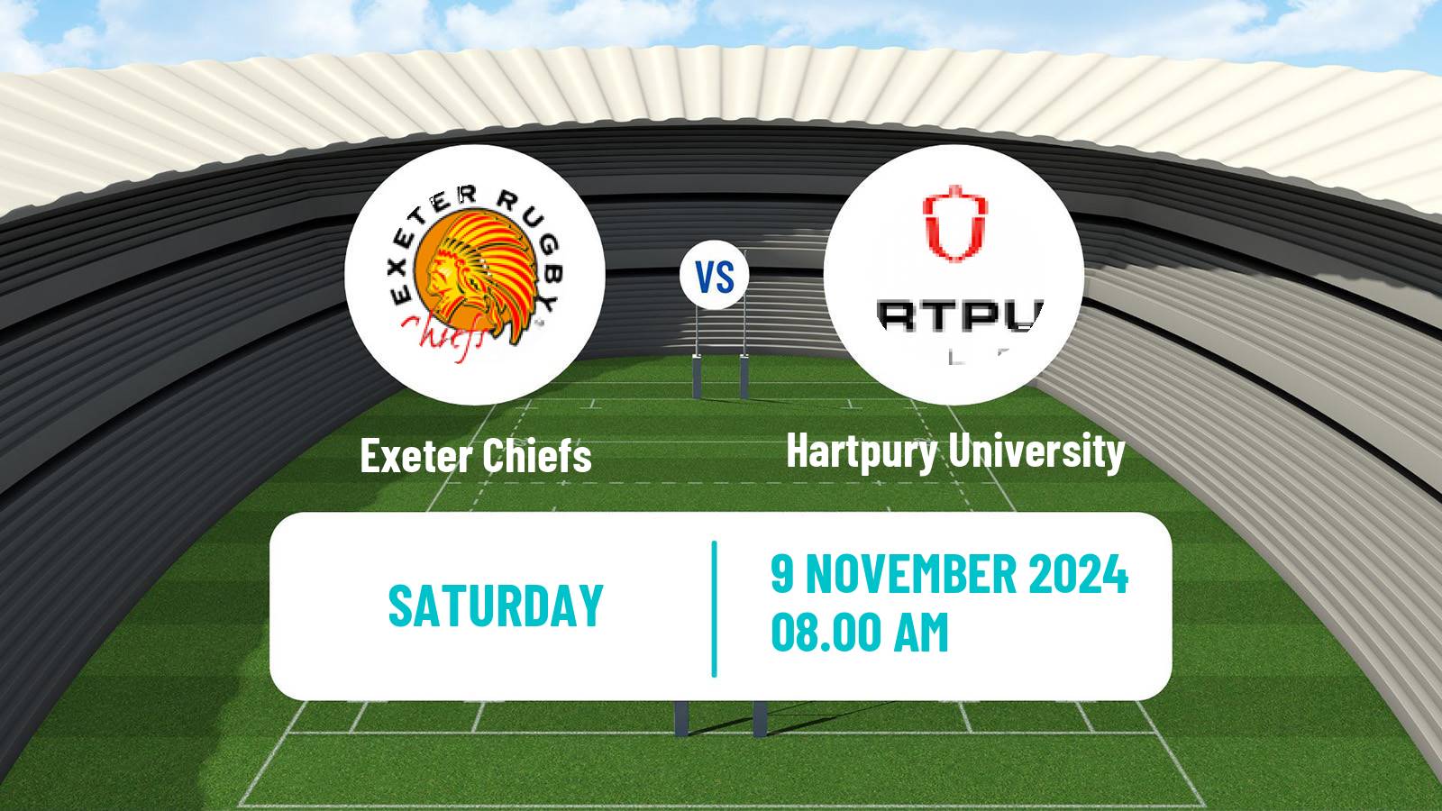 Rugby union English Premiership Rugby Cup Exeter Chiefs - Hartpury University