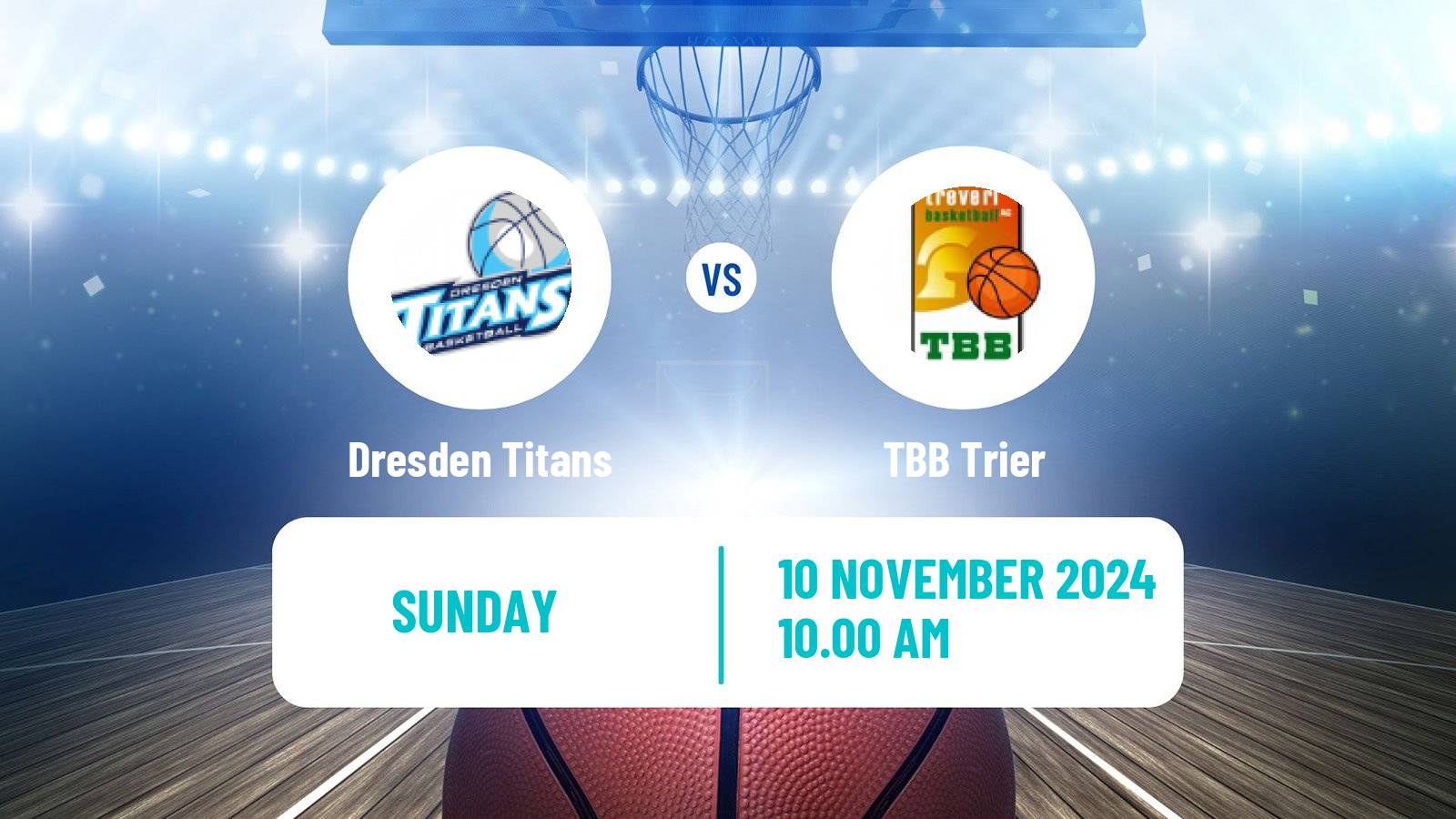 Basketball German Pro A Basketball Dresden Titans - Trier