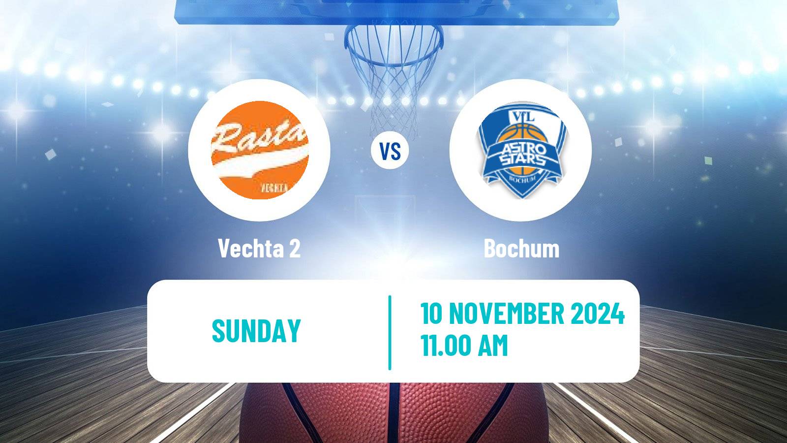 Basketball German Pro A Basketball Vechta 2 - Bochum