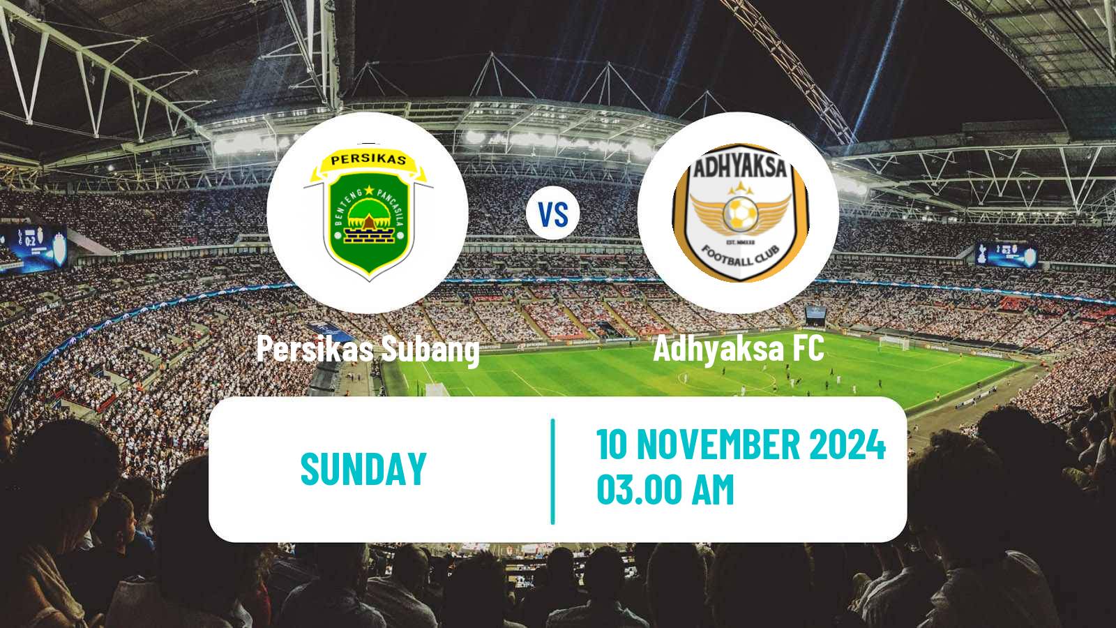 Soccer Indonesian Liga 2 Persikas Subang - Adhyaksa