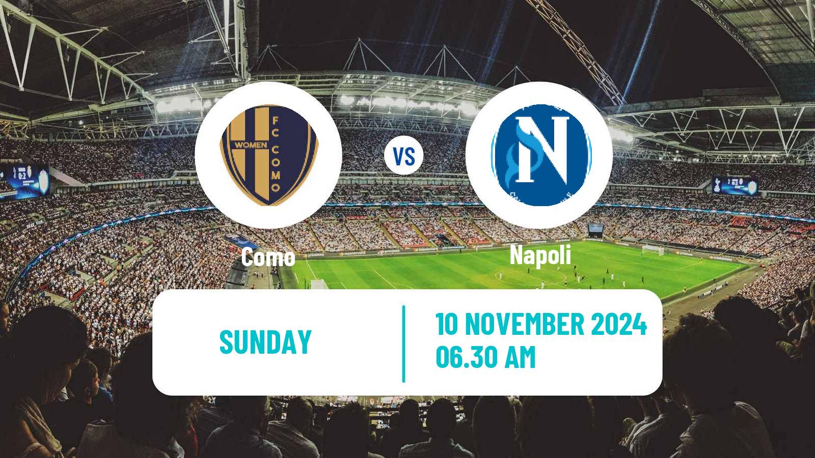 Soccer Italian Serie A Women Como - Napoli