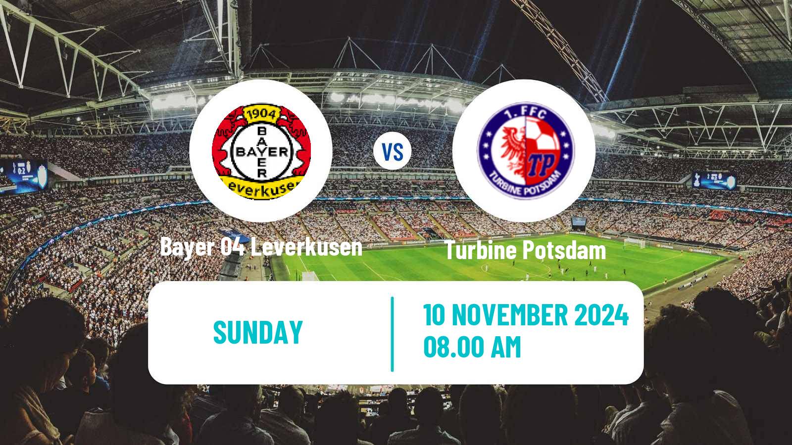 Soccer German Bundesliga Women Bayer 04 Leverkusen - Turbine Potsdam