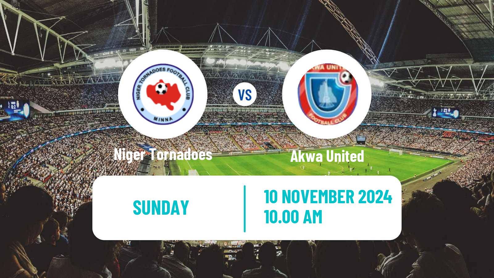 Soccer Nigerian Premier League Niger Tornadoes - Akwa United