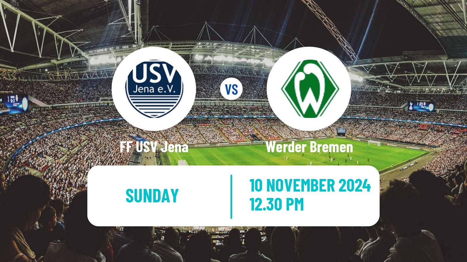 Soccer German Bundesliga Women FF USV Jena - Werder Bremen