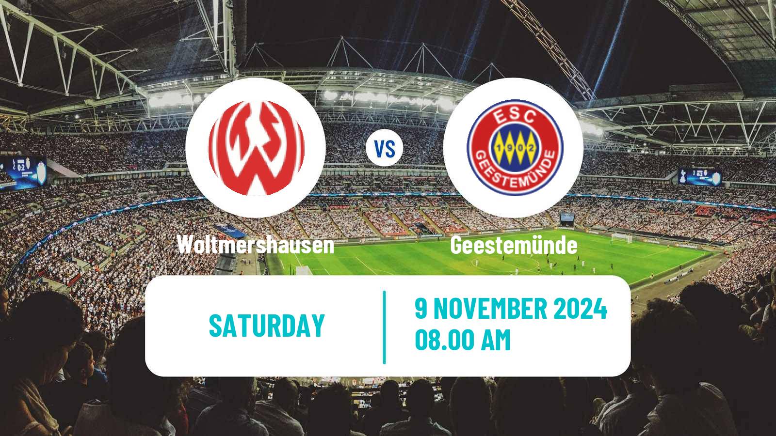 Soccer German Oberliga Bremen Woltmershausen - Geestemünde