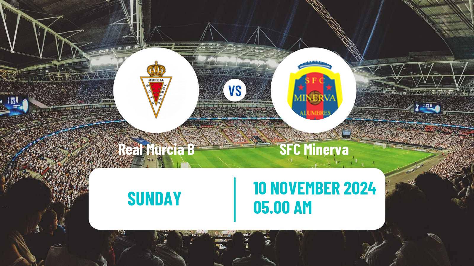 Soccer Spanish Tercera RFEF - Group 13 Real Murcia B - Minerva