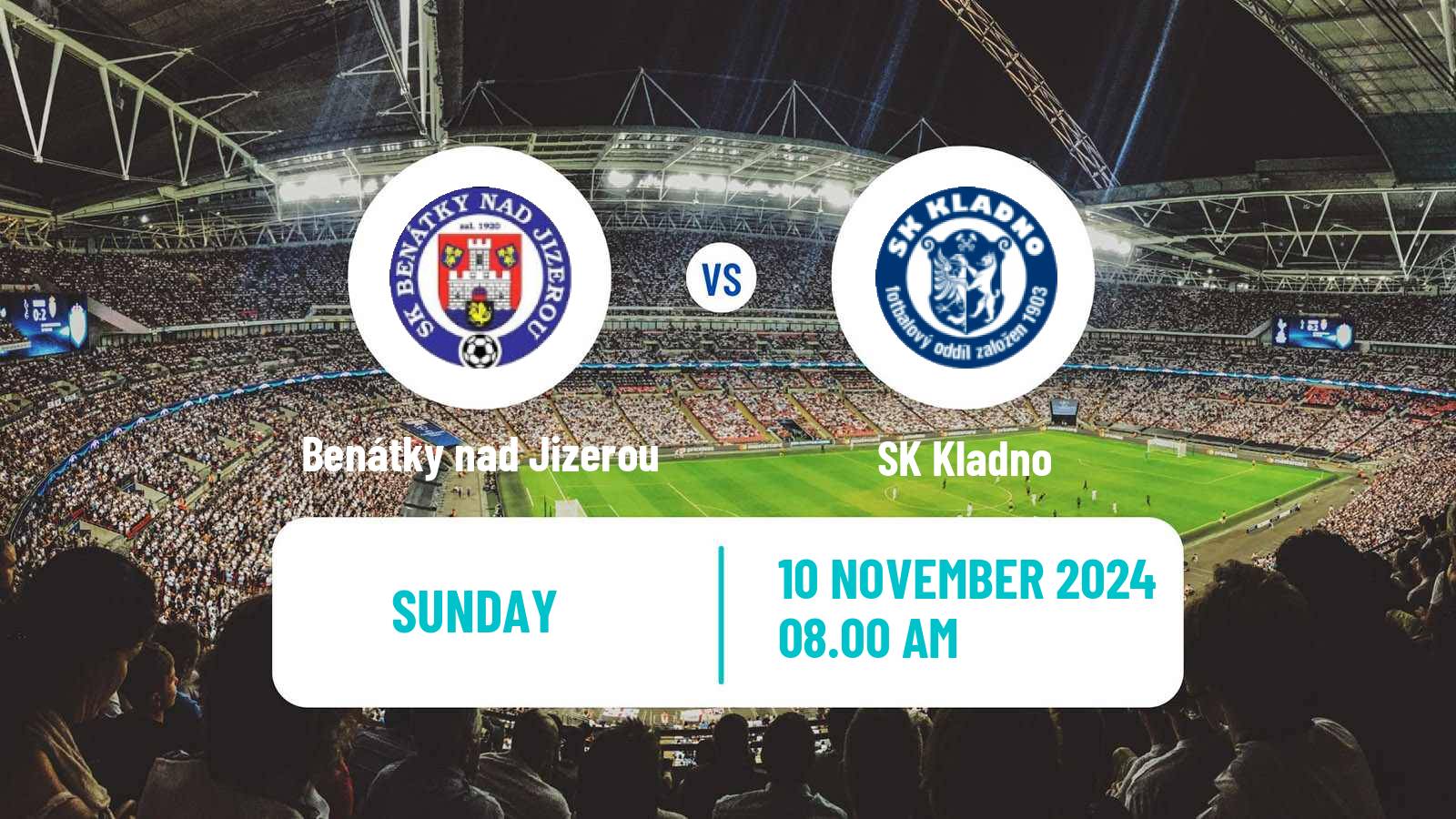 Soccer Czech CFL Group B Benátky nad Jizerou - Kladno