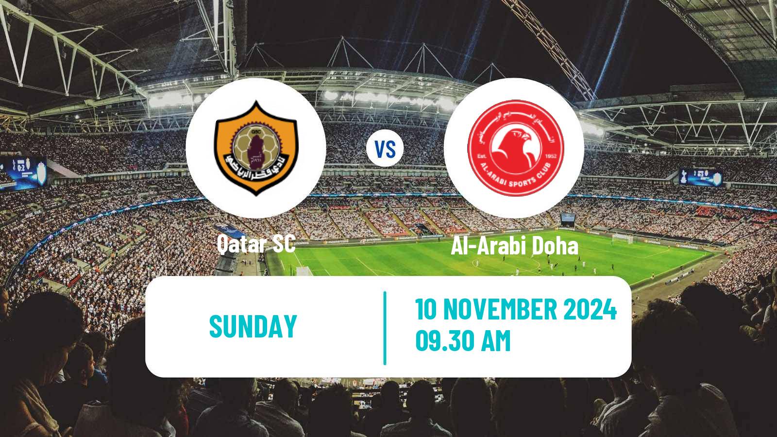 Soccer Qatar QSL Cup Qatar SC - Al-Arabi Doha