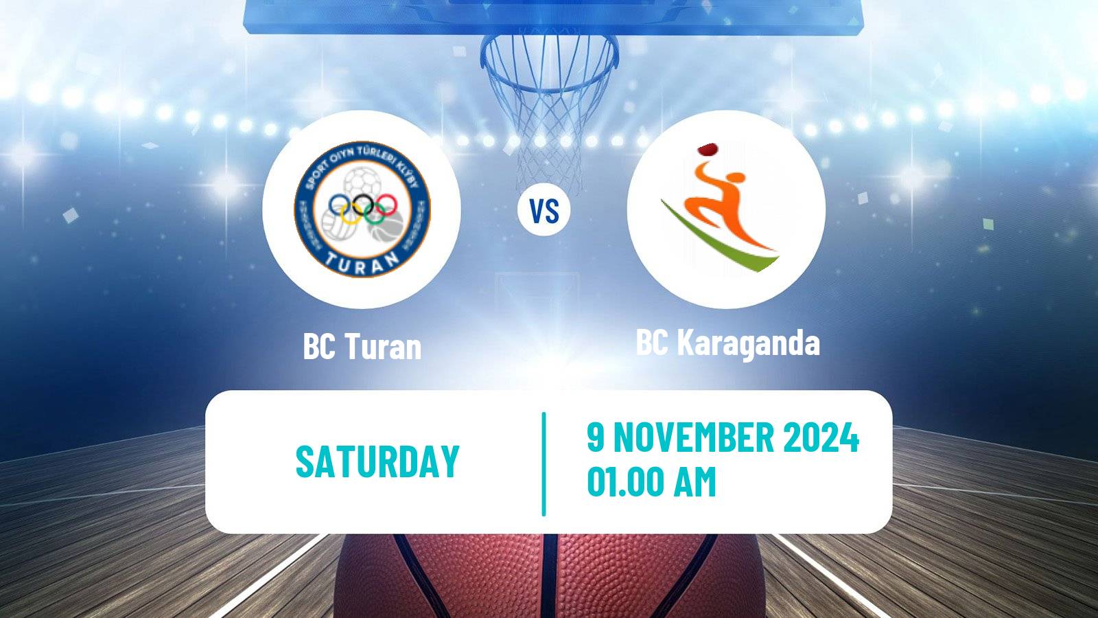 Basketball Kazakh Higher League Basketball Turan - Karaganda