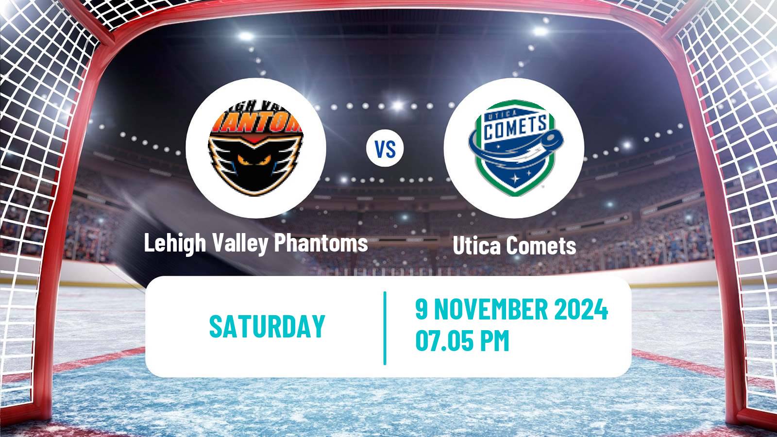 Hockey AHL Lehigh Valley Phantoms - Utica Comets