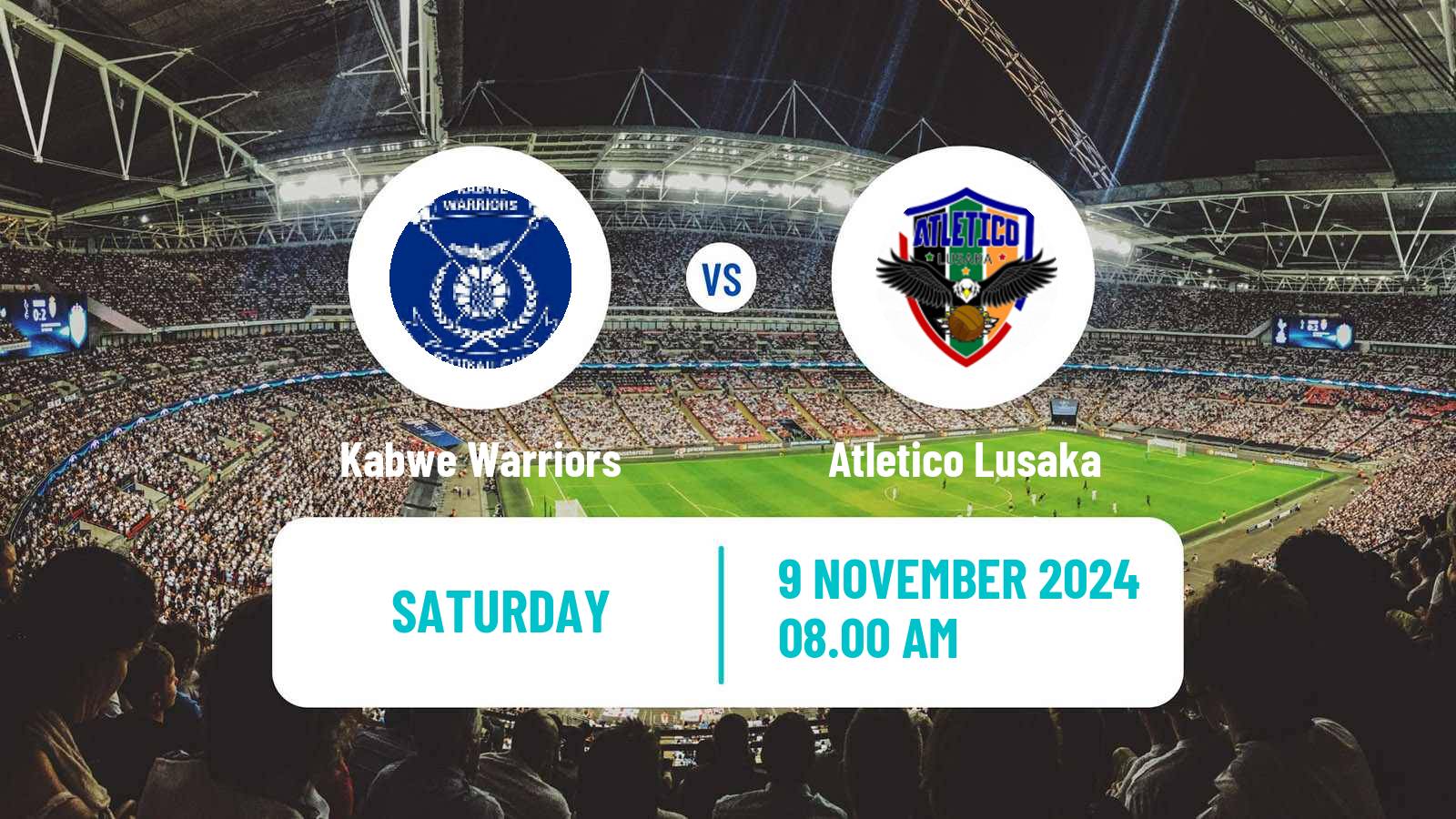 Soccer Zambian Premier League Kabwe Warriors - Atletico Lusaka