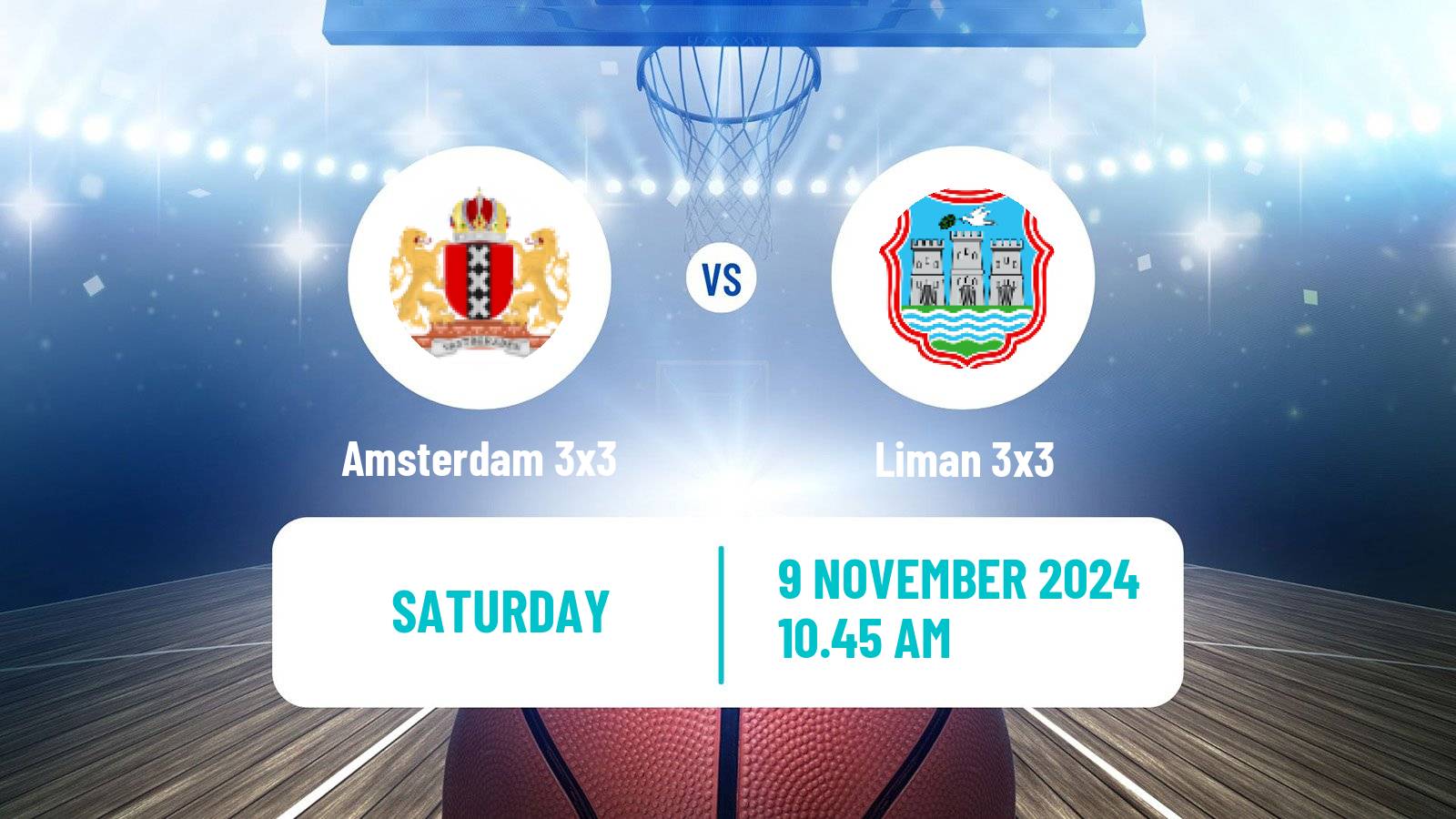 Basketball World Tour Neom 3x3 Amsterdam 3x3 - Liman 3x3