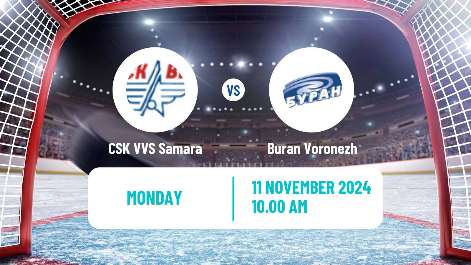 Hockey VHL CSK VVS Samara - Buran Voronezh