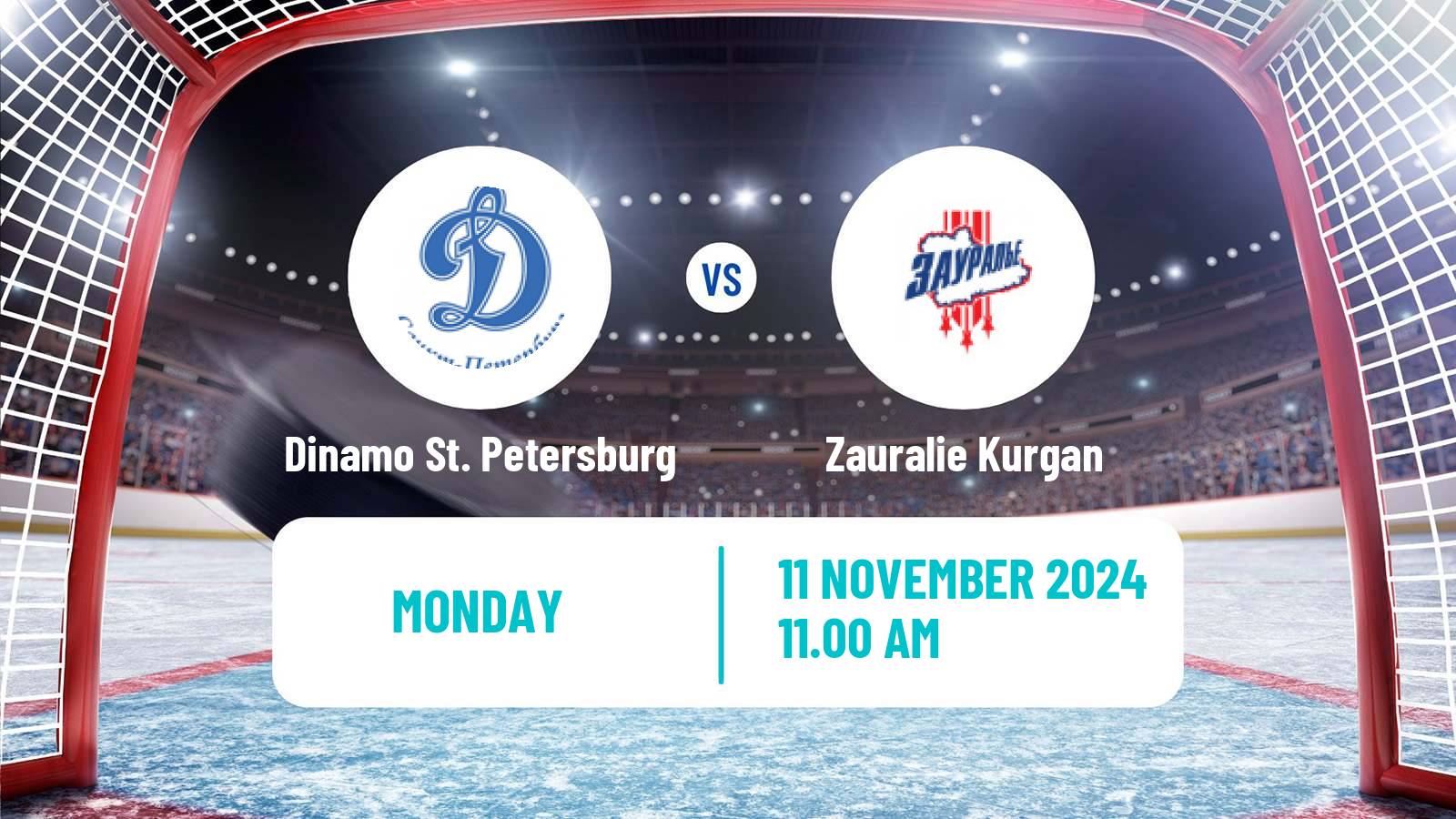 Hockey VHL Dinamo St. Petersburg - Zauralie Kurgan