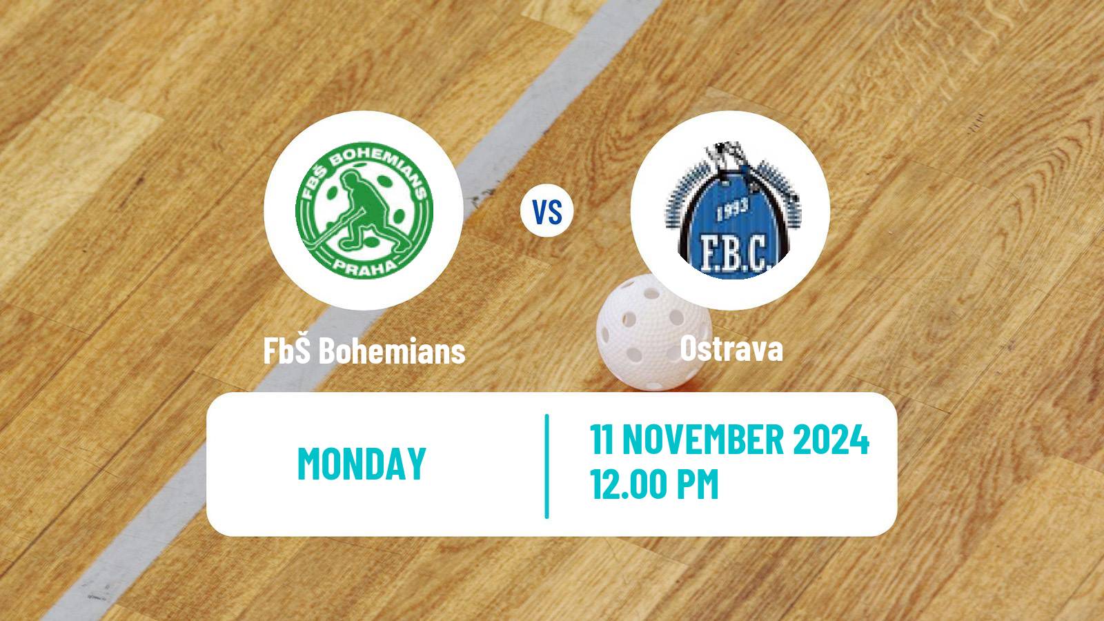 Floorball Czech Superliga Floorball FbŠ Bohemians - Ostrava