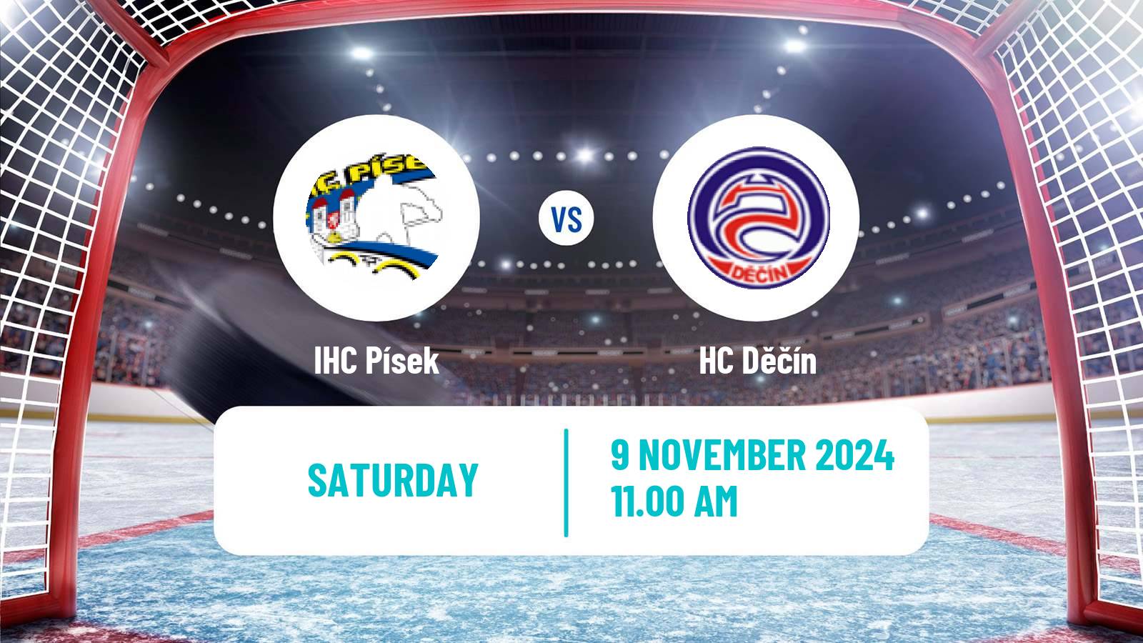 Hockey Czech 2 Liga Hockey West Písek - Děčín