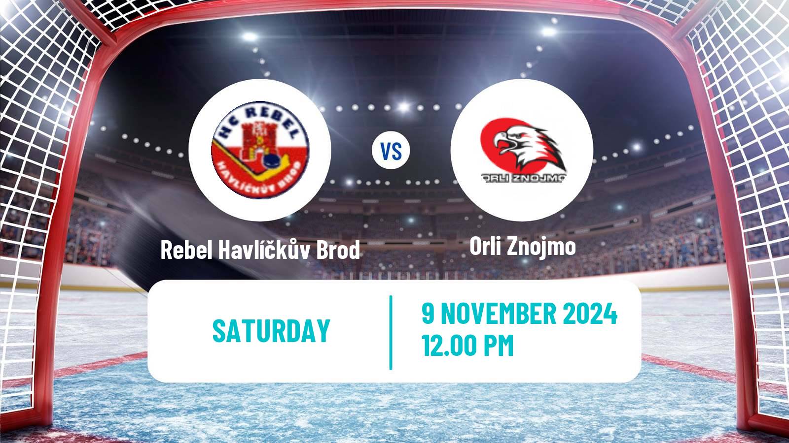 Hockey Czech 2 Liga Hockey East Rebel Havlíčkův Brod - Orli Znojmo