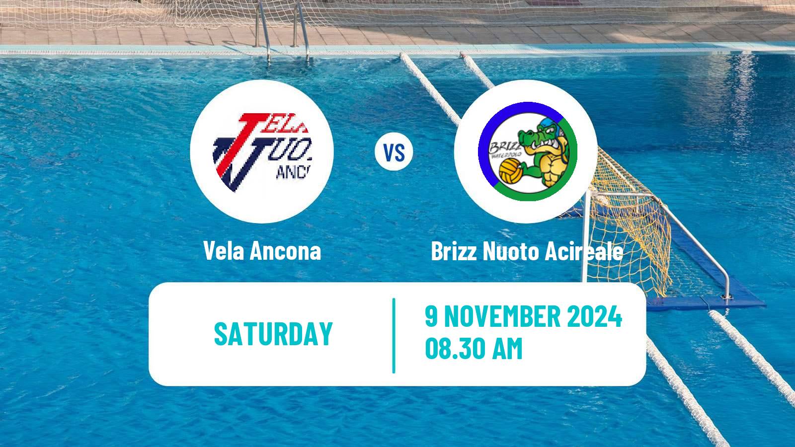 Water polo Italian A1 Water Polo Women Vela Ancona - Brizz Nuoto Acireale