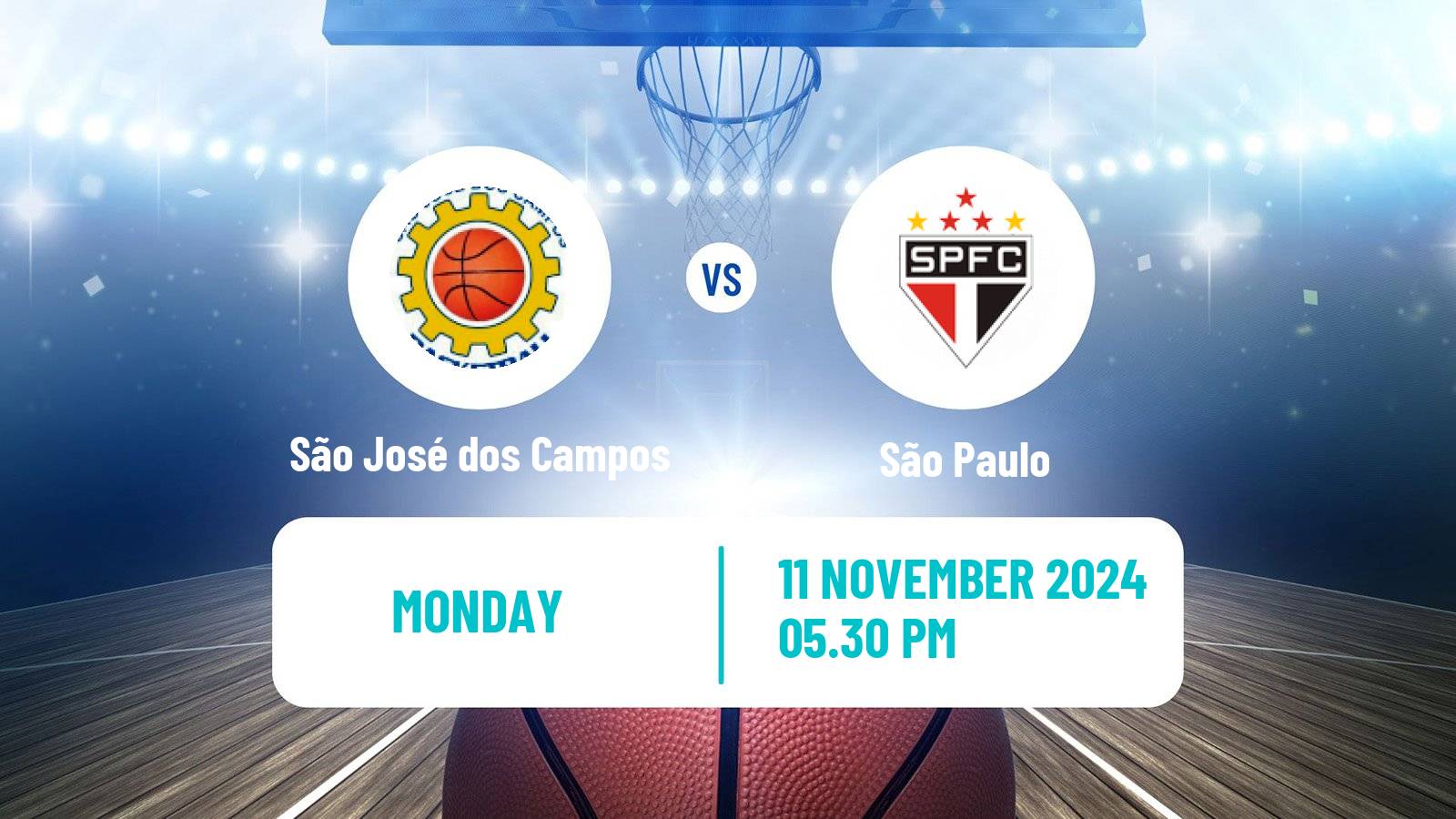 Basketball Brazilian NBB São José dos Campos - São Paulo