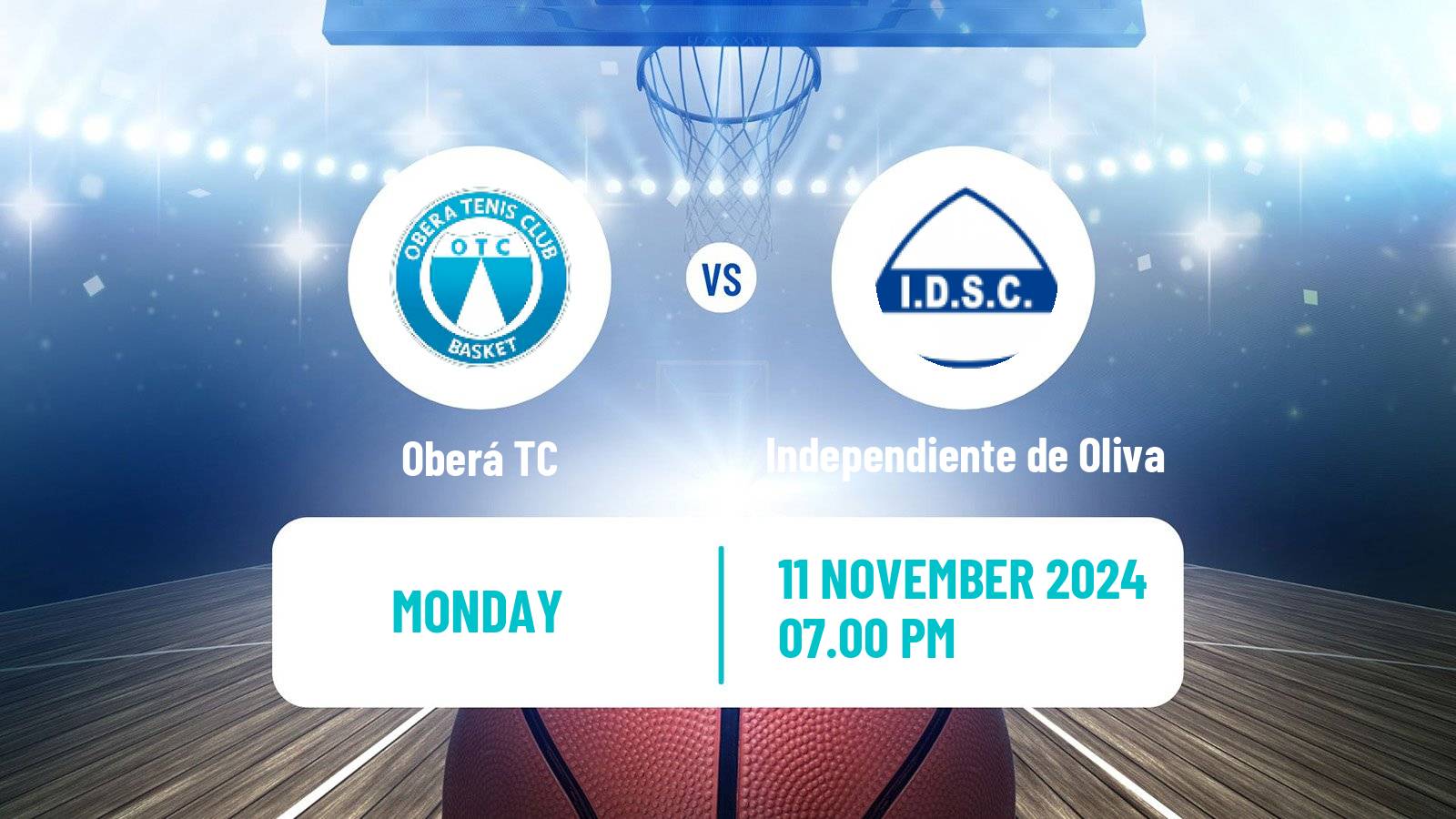 Basketball Argentinian LNB Oberá TC - Independiente de Oliva