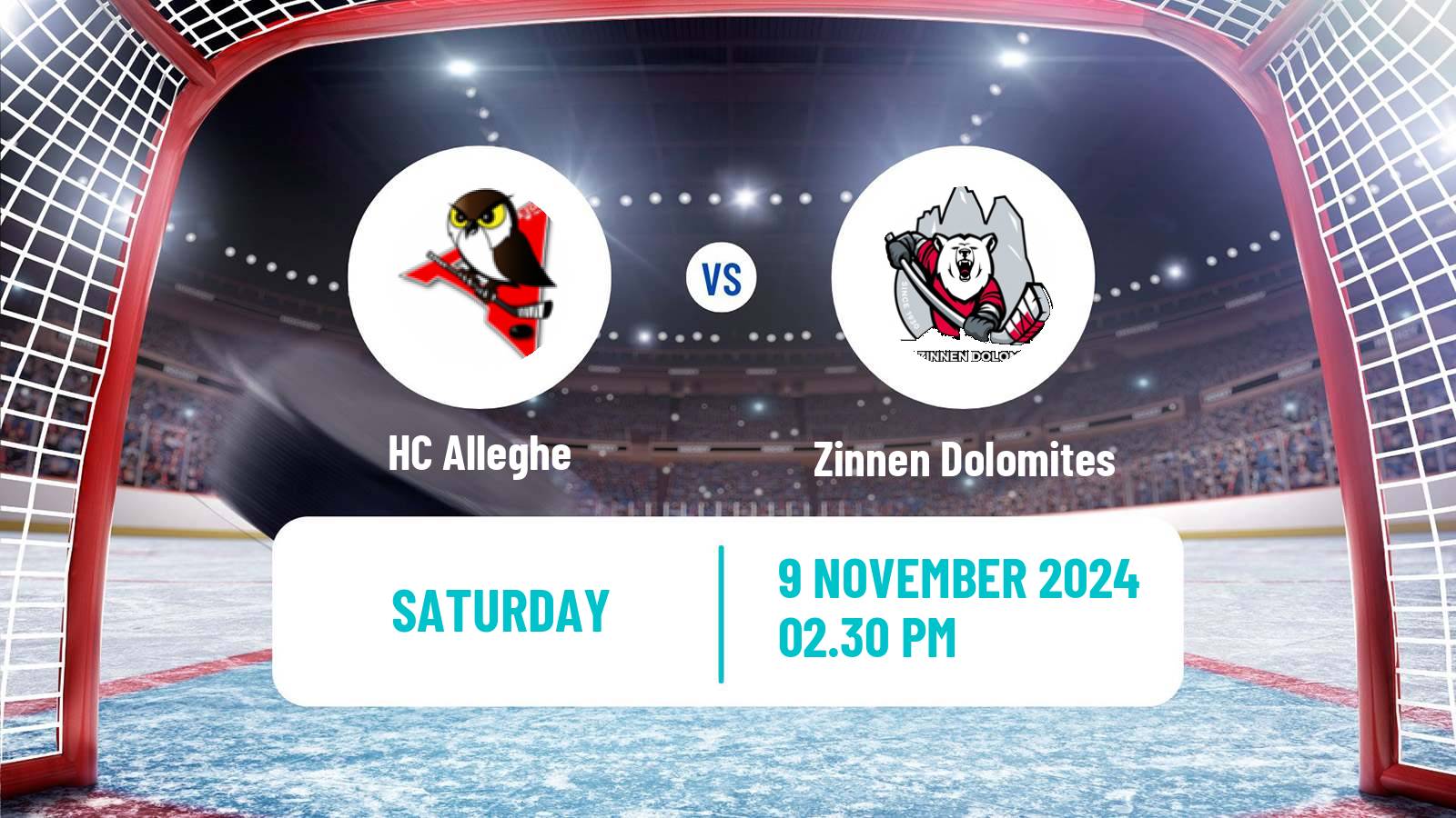 Hockey Italian IHL Alleghe - Zinnen Dolomites