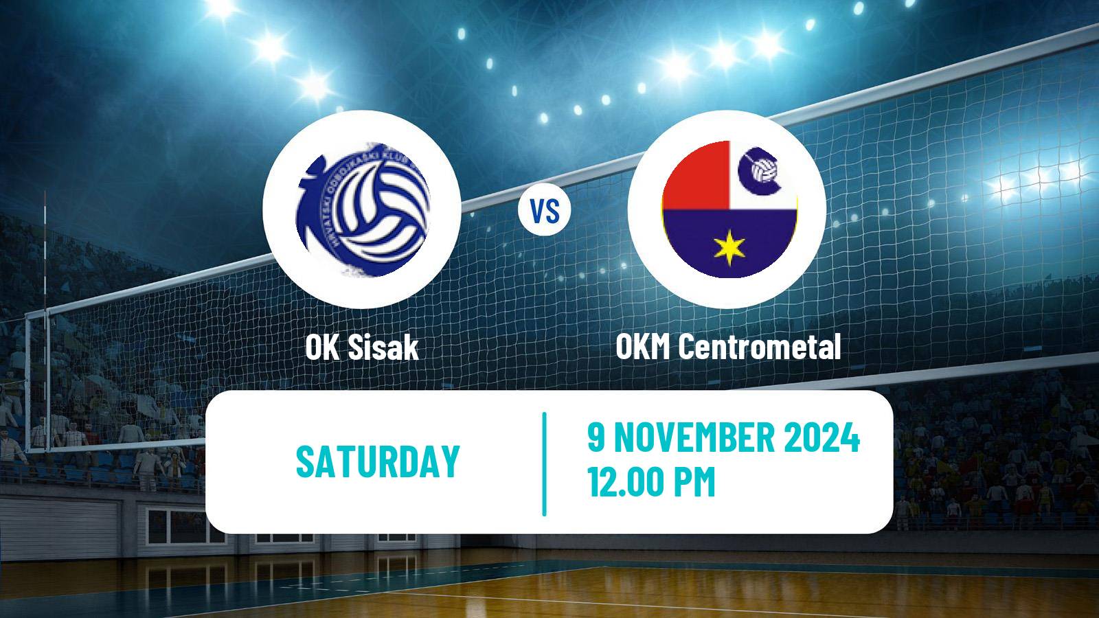 Volleyball Croatian Superliga Volleyball OK Sisak - OKM Centrometal