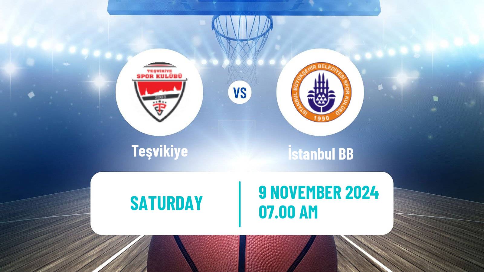 Basketball Turkish TB2L Teşvikiye - İstanbul BB