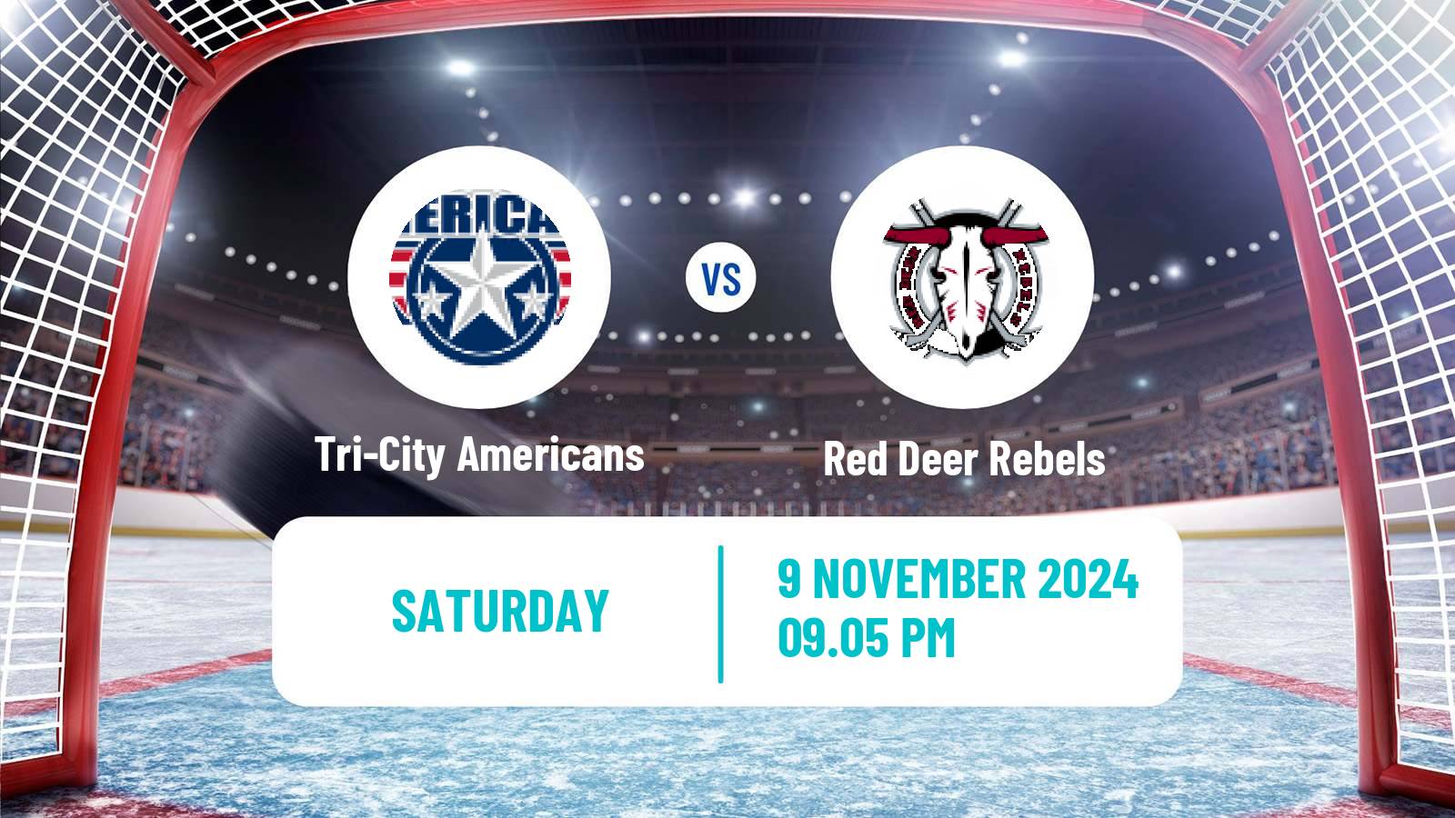 Hockey WHL Tri-City Americans - Red Deer Rebels