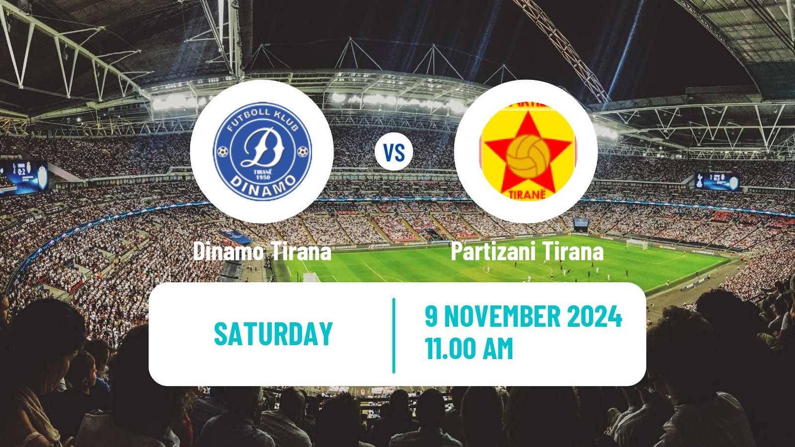 Soccer Albanian Super League Dinamo Tirana - Partizani Tirana