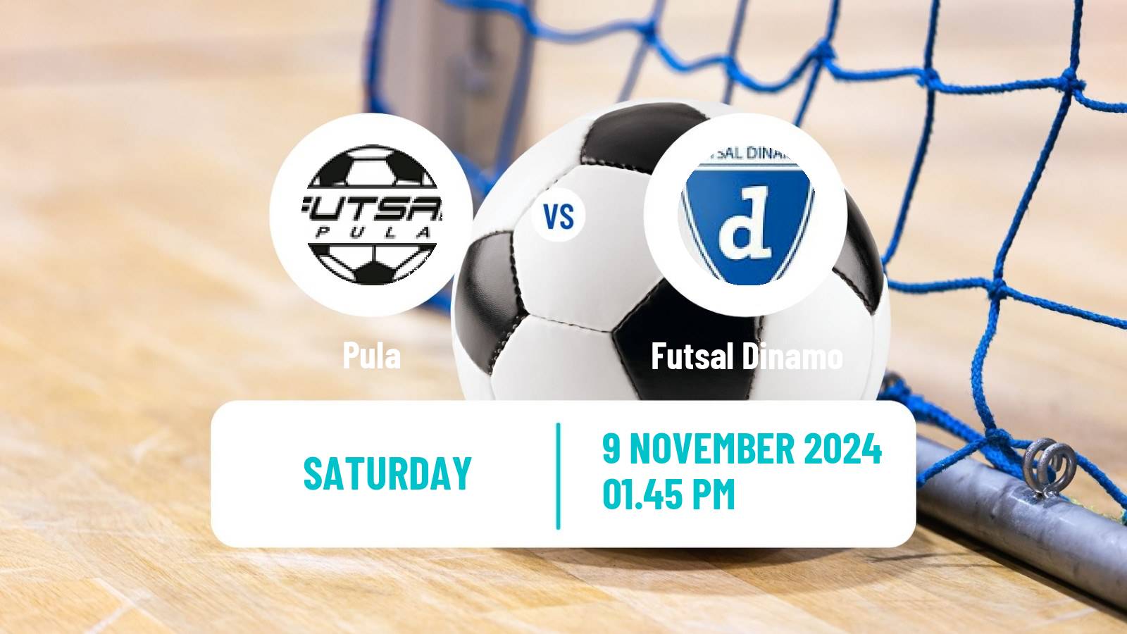 Futsal Croatian 1 HMNL Pula - Futsal Dinamo