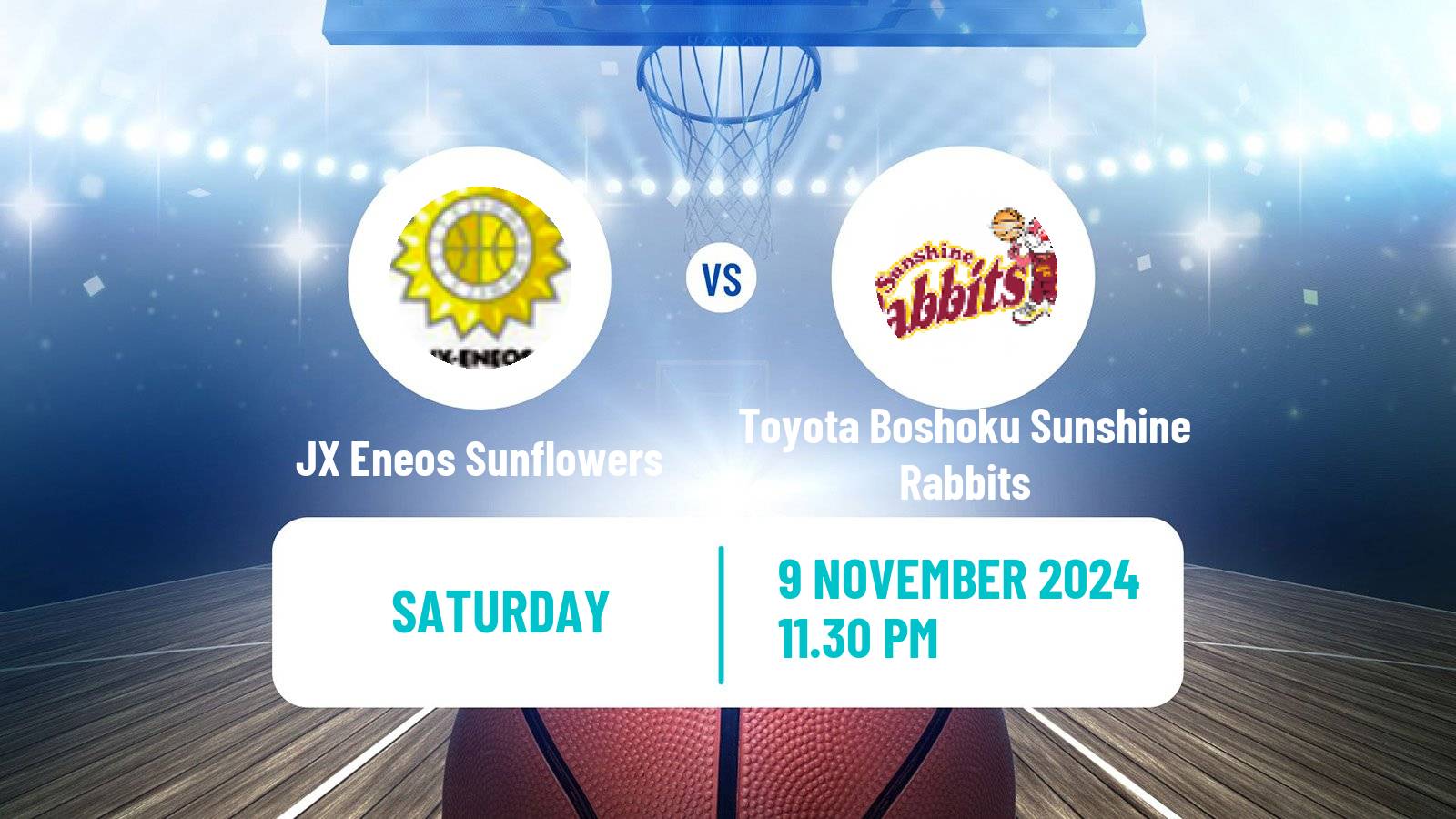 Basketball Japan W League Basketball JX Eneos Sunflowers - Toyota Boshoku Sunshine Rabbits