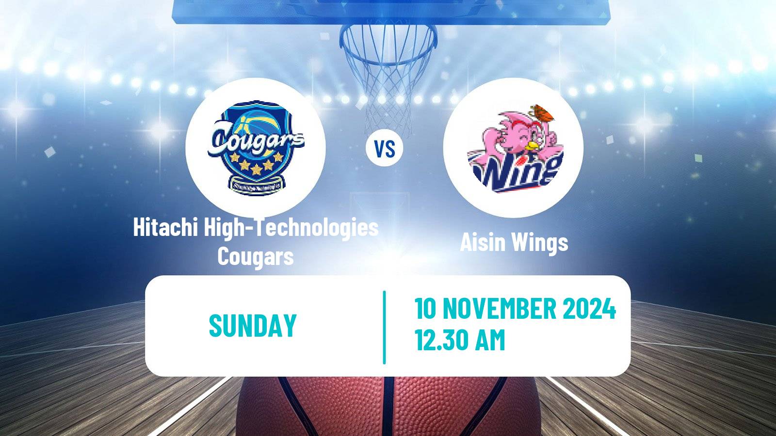 Basketball Japan W League Basketball Hitachi High-Technologies Cougars - Aisin Wings