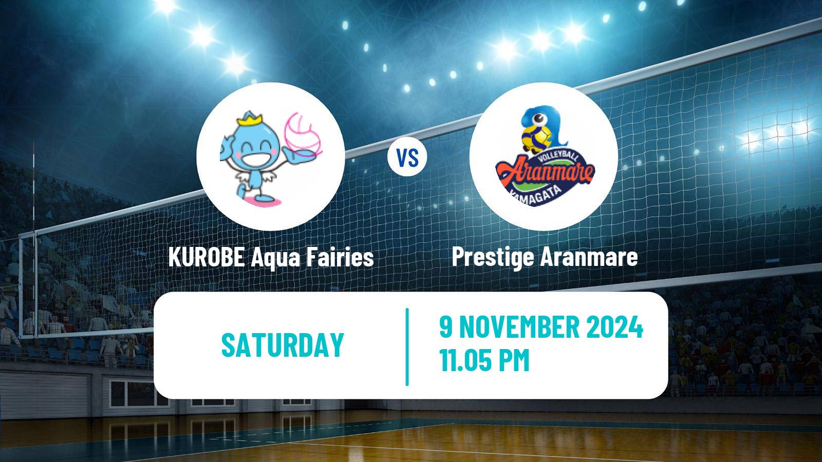 Volleyball Japan V Premier League Women KUROBE Aqua Fairies - Prestige Aranmare