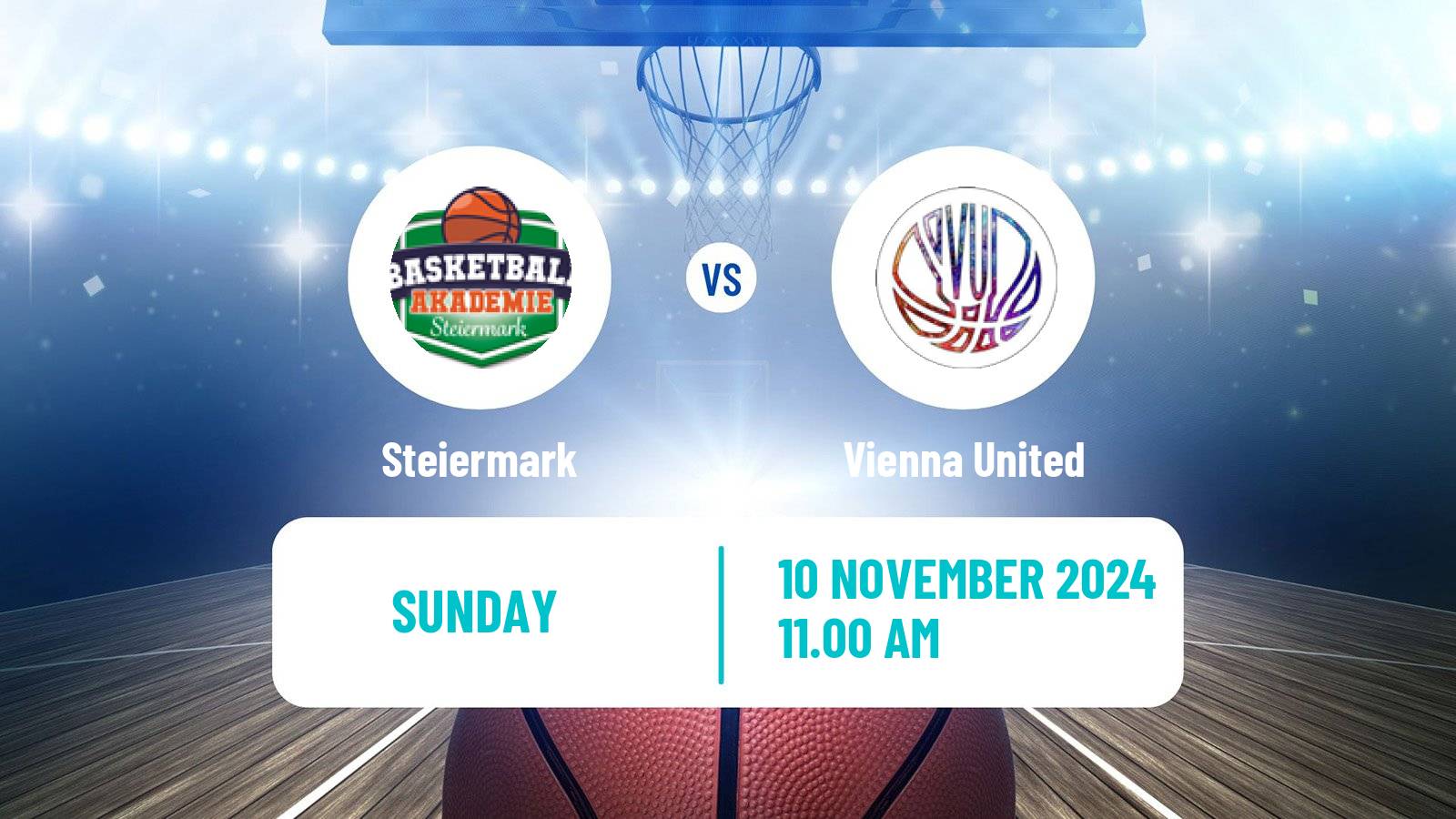 Basketball Austrian Zweite Liga Basketball Steiermark - Vienna United