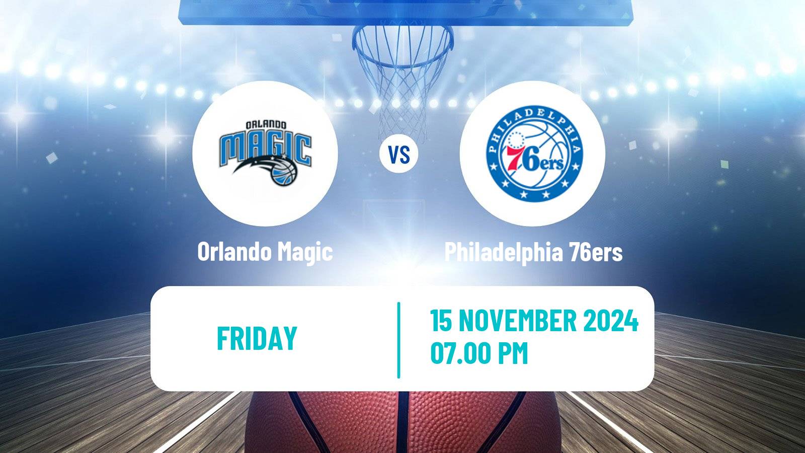 Basketball NBA Orlando Magic - Philadelphia 76ers