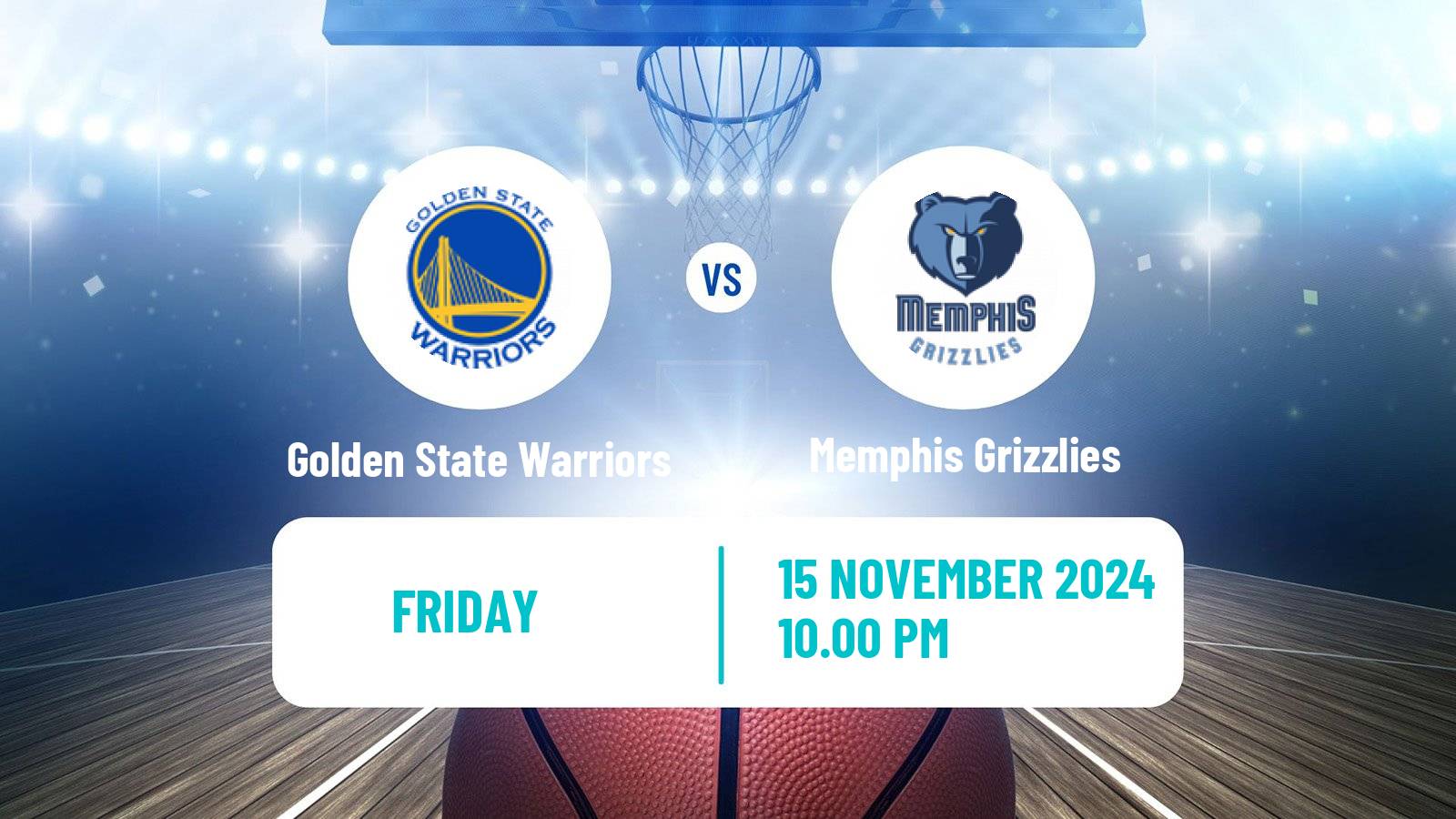 Basketball NBA Golden State Warriors - Memphis Grizzlies