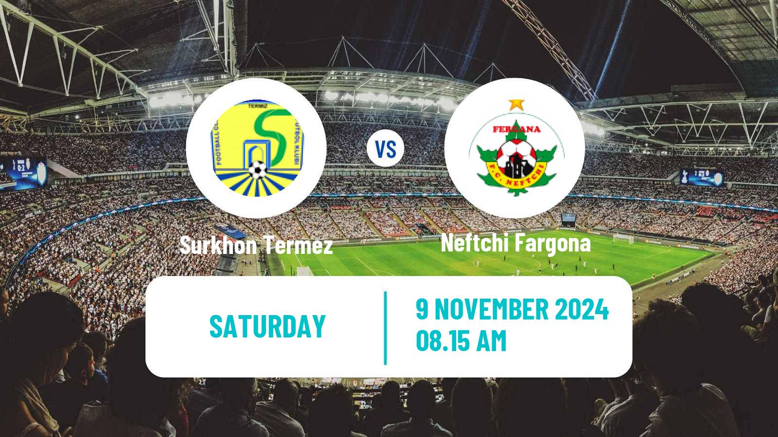 Soccer Uzbek League Surkhon Termez - Neftchi Fargona