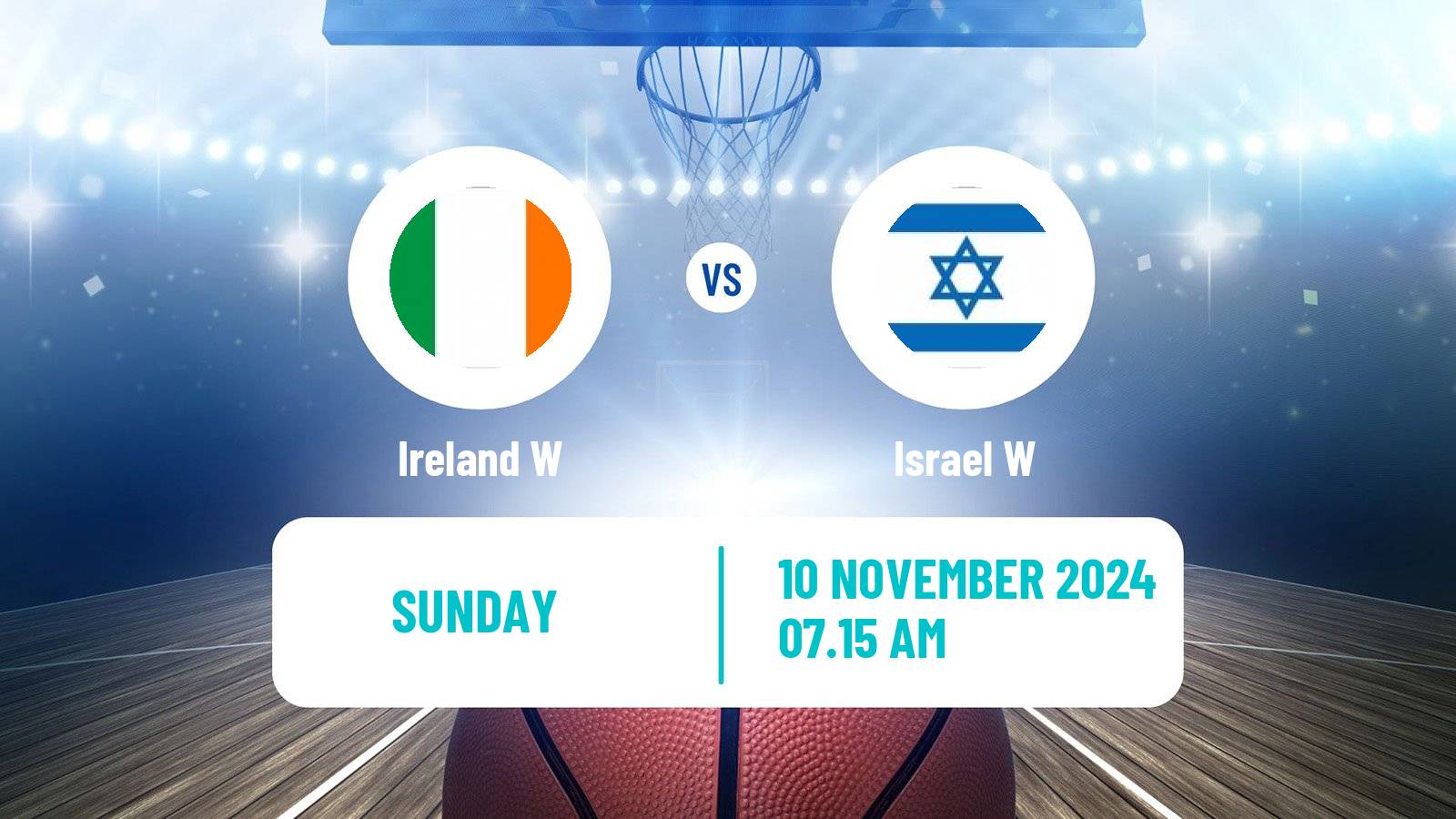 Basketball EuroBasket Women Ireland W - Israel W