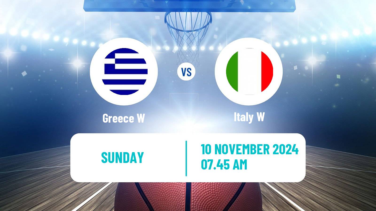 Basketball EuroBasket Women Greece W - Italy W